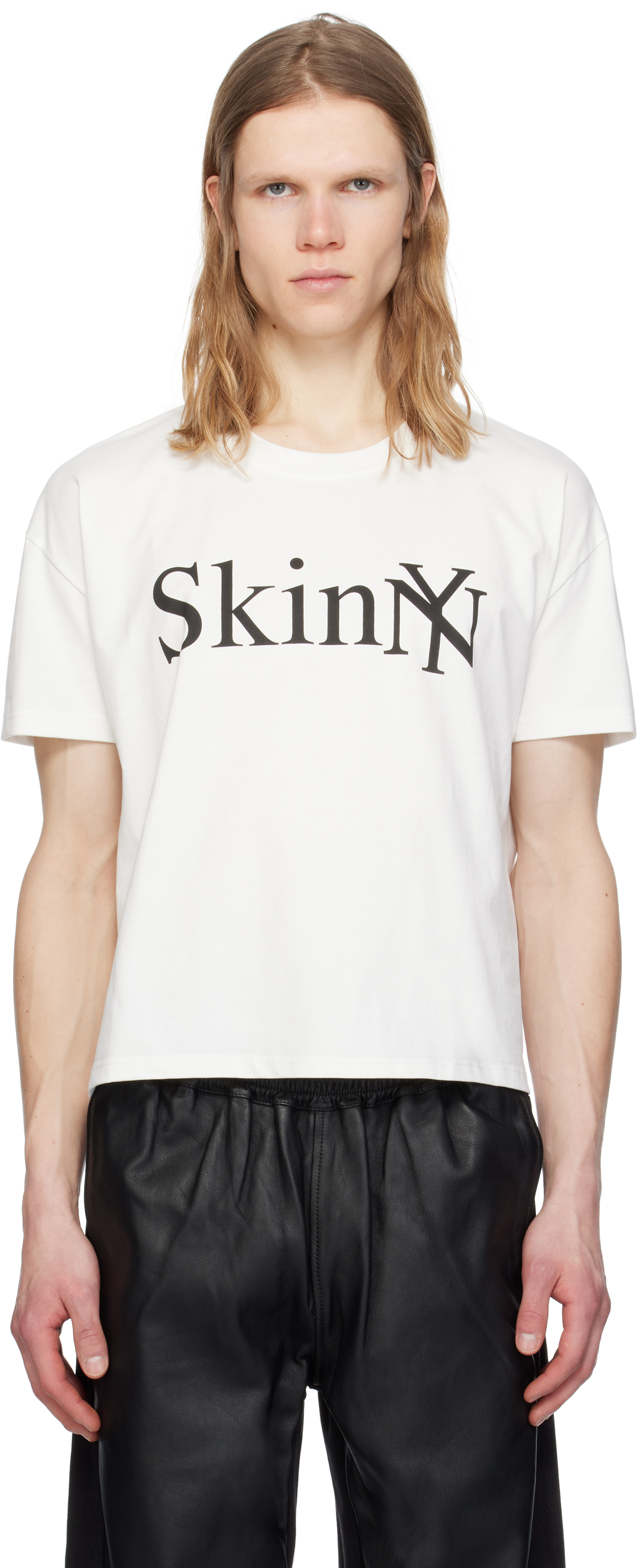 White 
Skinny
 T-shirt