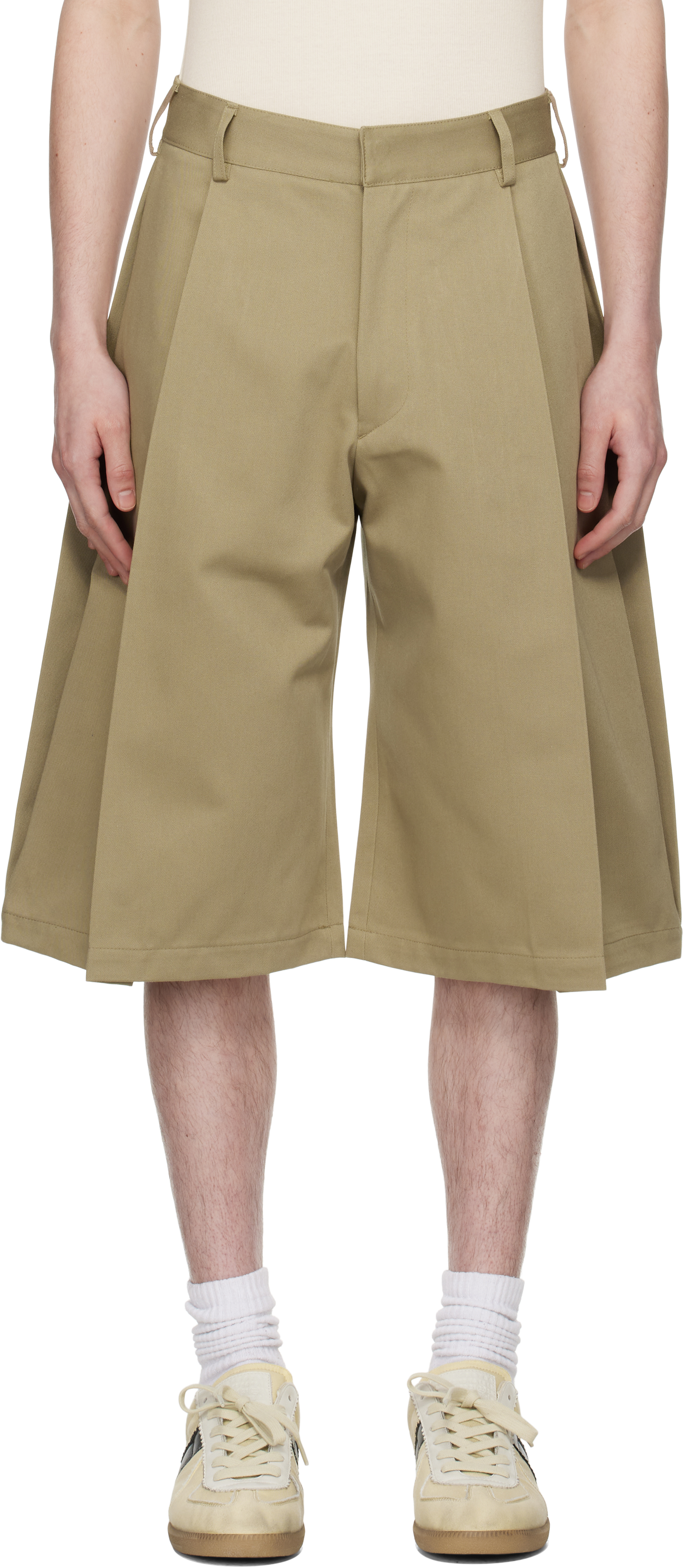 NIGEL CABOURN WOMAN リネングルカショーツ-Beige/8 NIGEL CABOURN WOMAN リネングルカショーツ-Beige/8 - メルカリ
