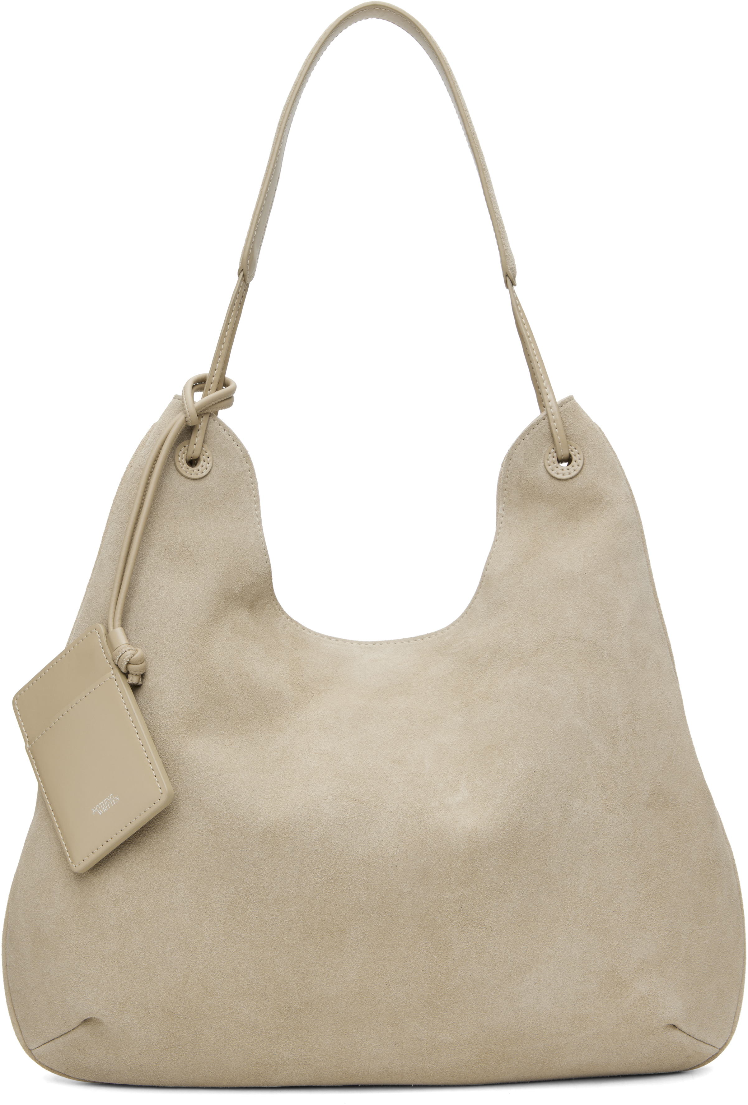 Beige Medium Shoulder Bag