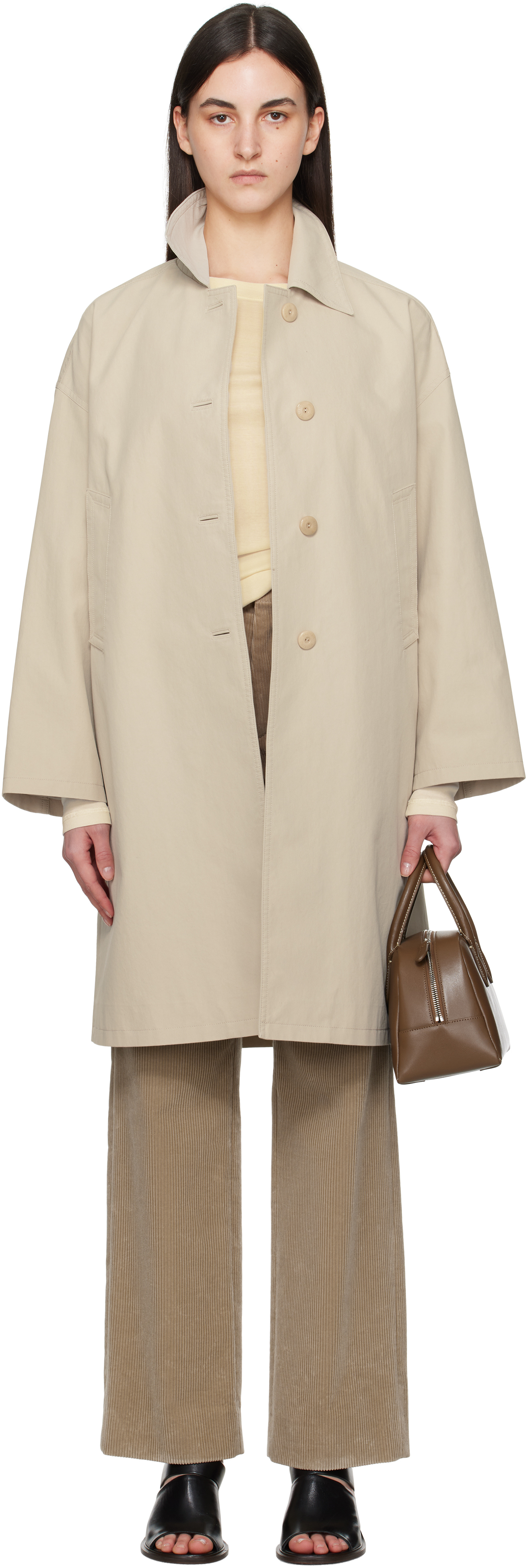 Beige Harri Mac Coat