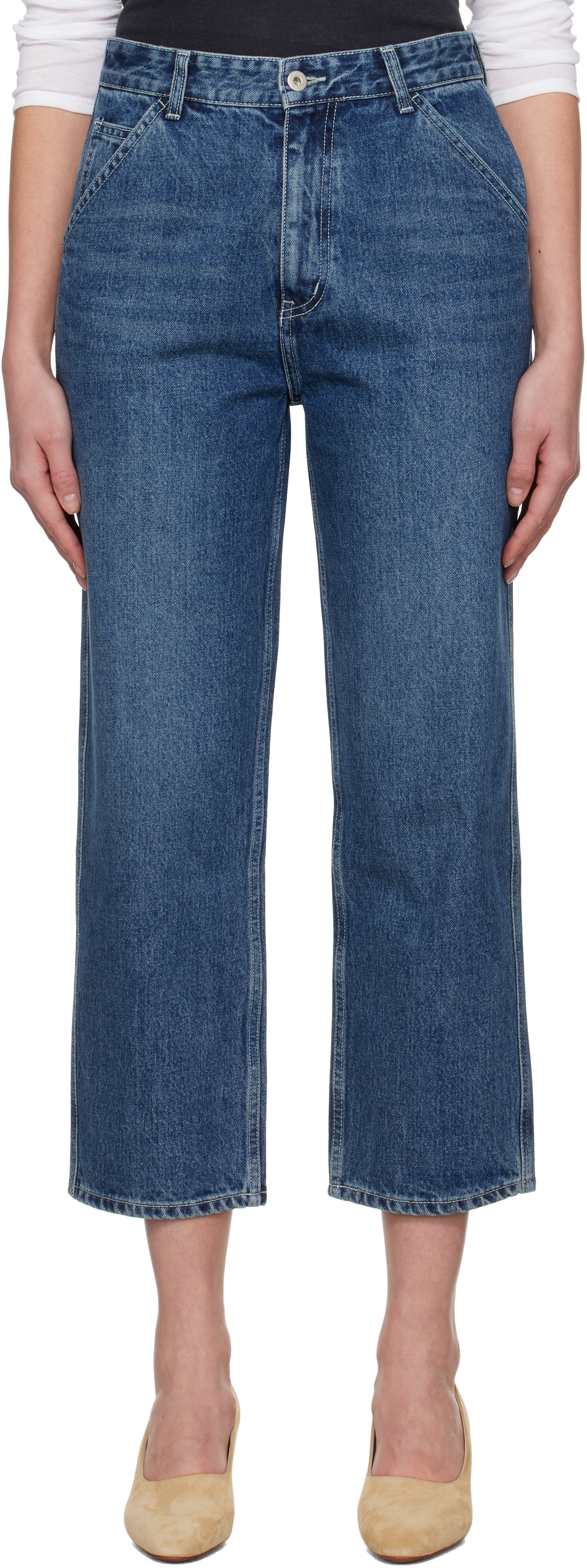 Blue Labo Straight Jeans