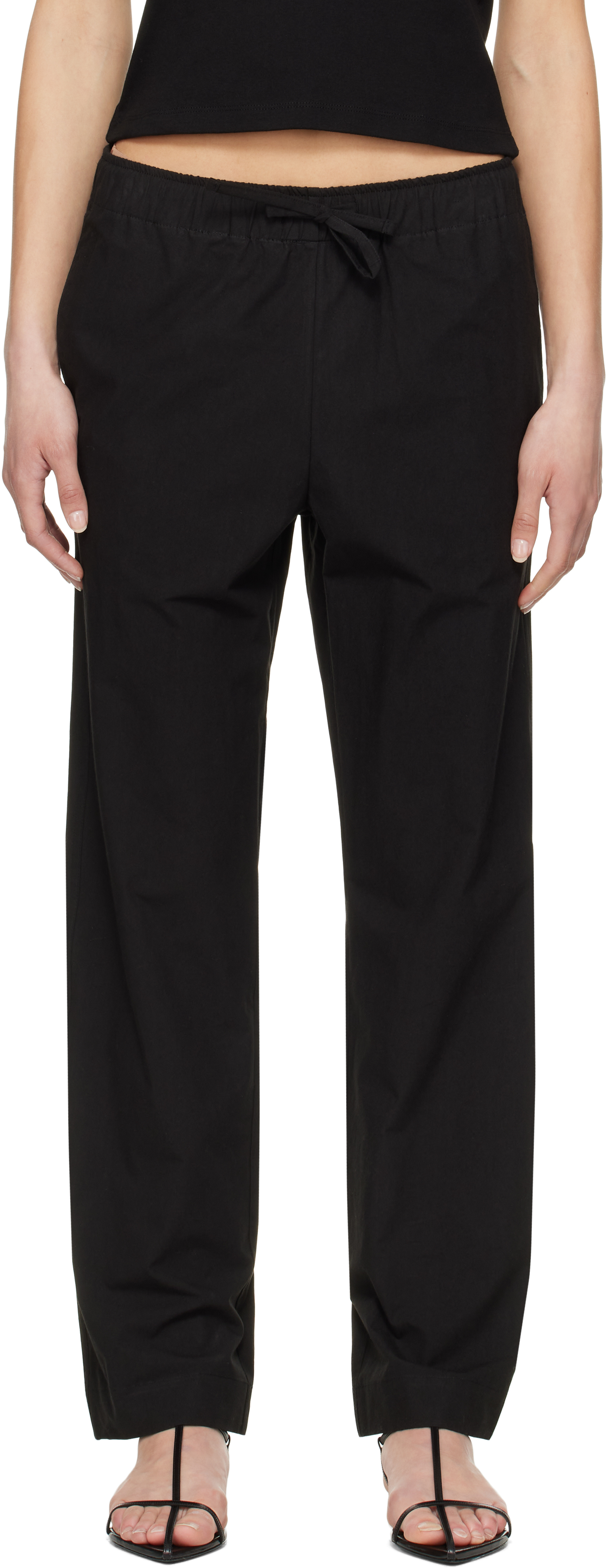 [NOTHING WRITTEN] Cotton drawstring pants (White) ☆送料込☆ 2ND / Cotton drawstring pants (White) - Nothing written