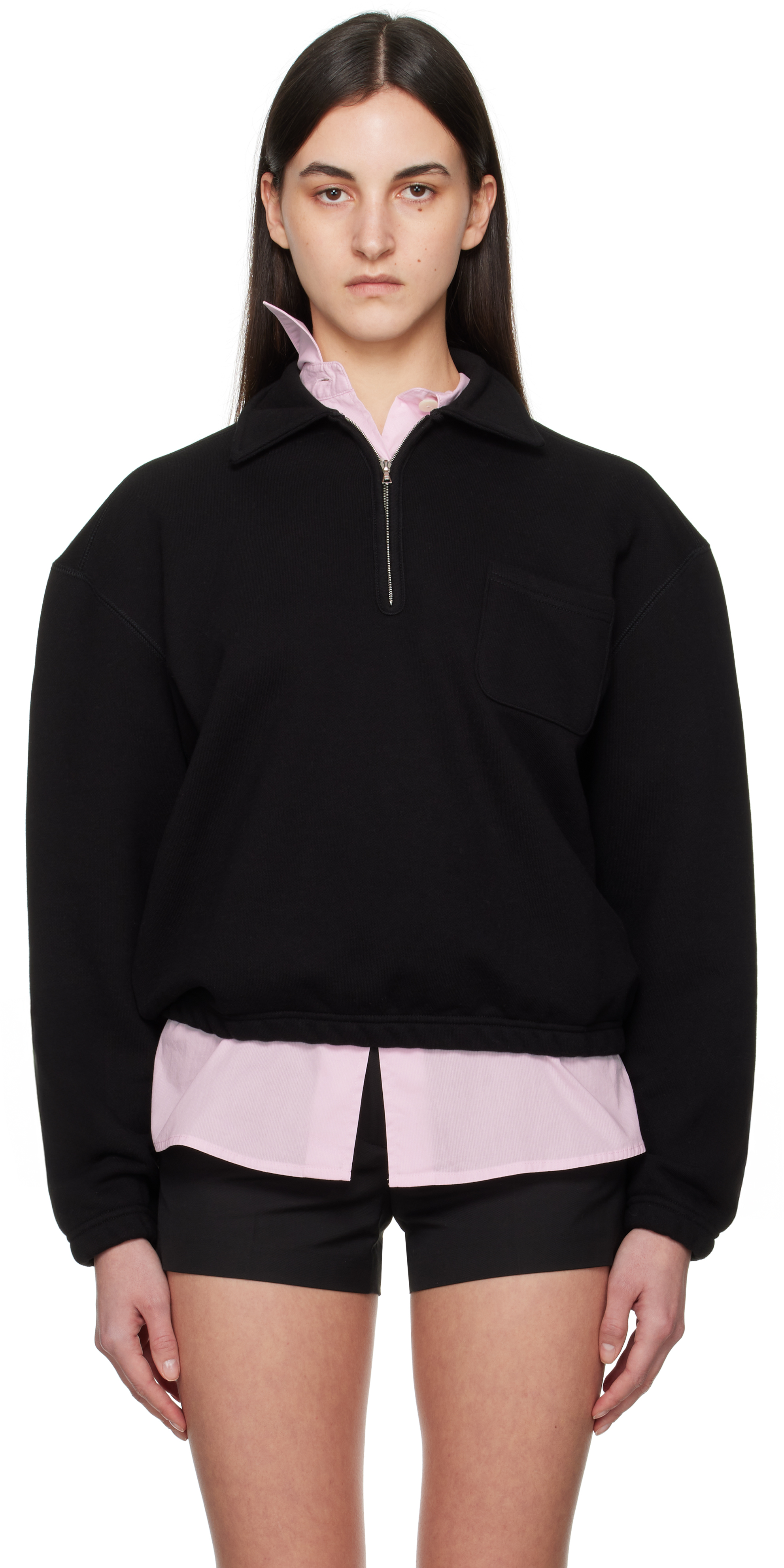 Black Pond Quarter Zip Sweatshirt