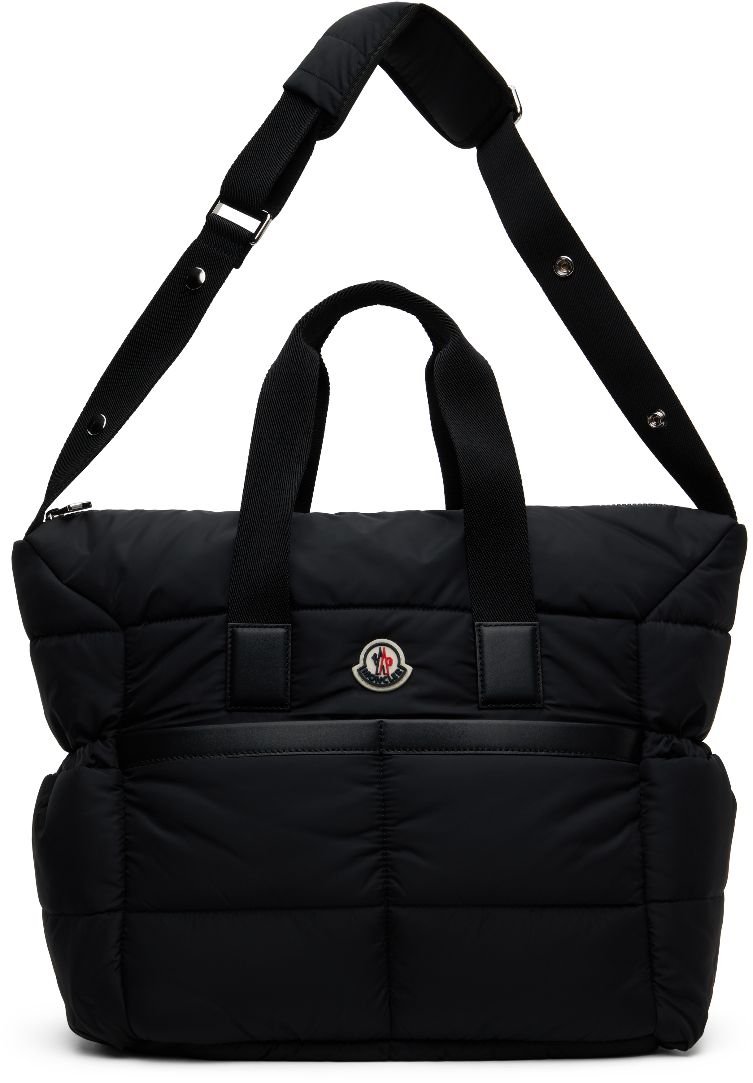 Baby Black Nylon Changing Bag