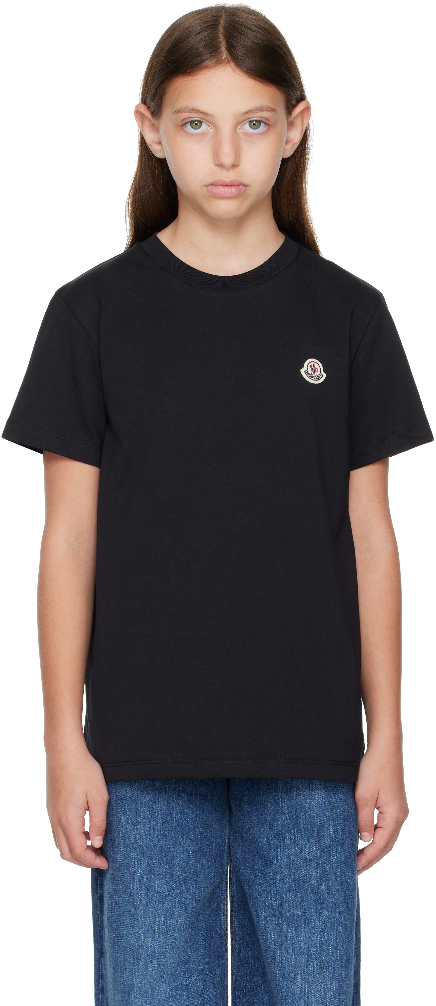 【送関込】MONCLER☆Logo patch t-shirt (pack of three) Logo Patch Cotton T-Shirt (Pack of Three) - Polos & T-shirts