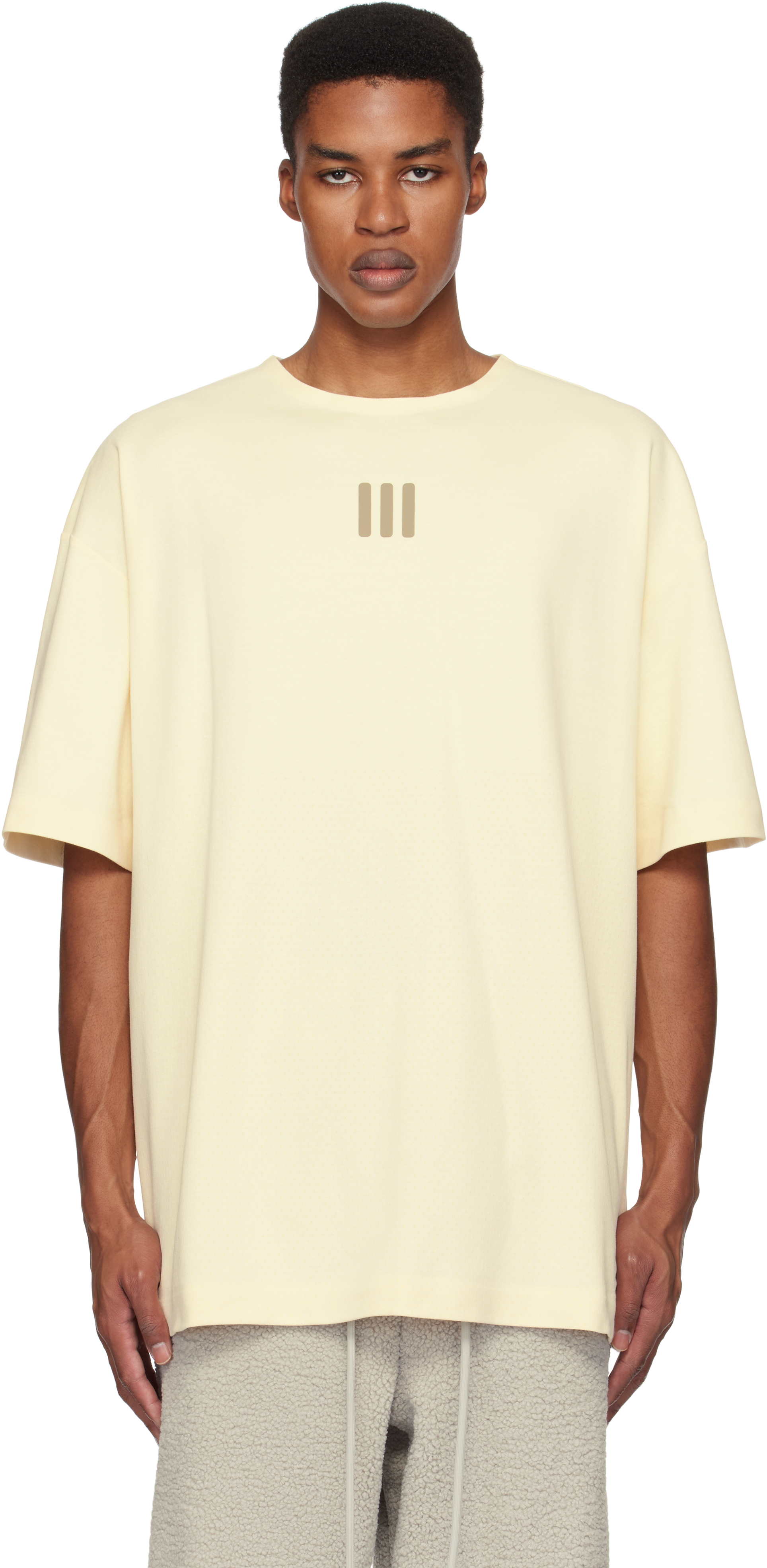 Yellow adidas Originals Edition Performance Jersey T-shirt