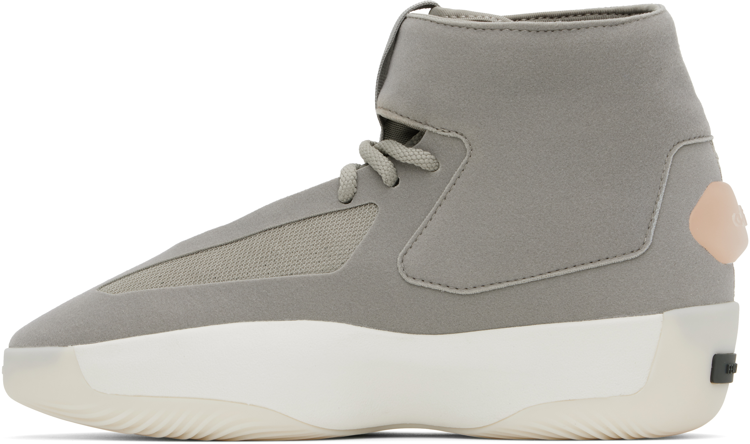 Fear Of God Athletics Gray Adidas Originals Edition Ii Basketball Hi Sneakers In Putty Beige/putty Be