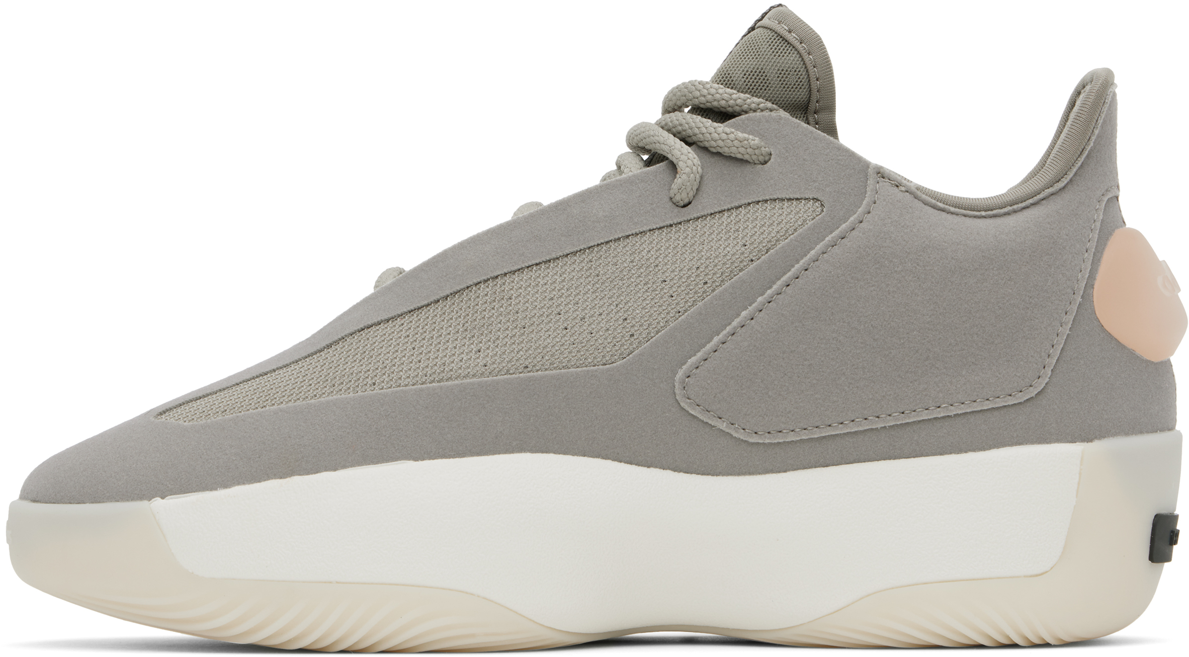Fear Of God Athletics Gray Adidas Originals Edition Ii Basketball Sneakers In Putty Beige/putty Be