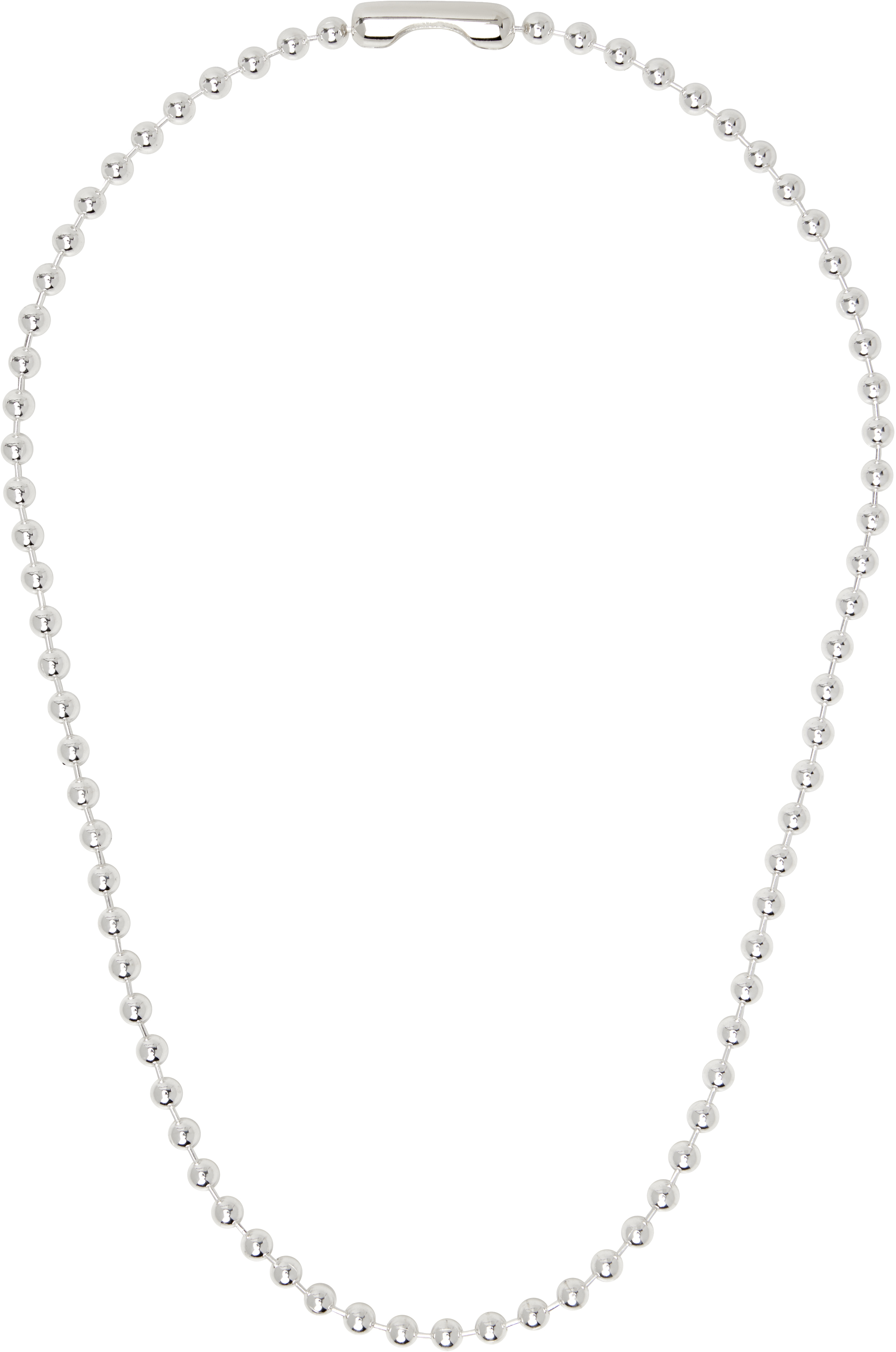 Silver Ball Chain Necklace