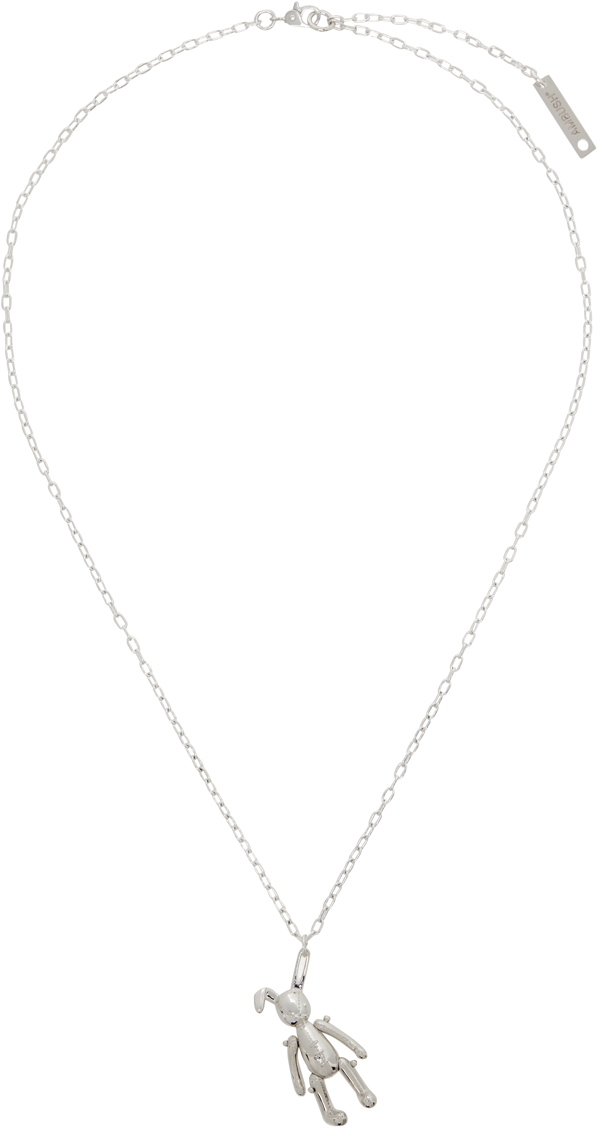 【AMBUSH】Teddy bear Charm Necklace/追跡+関税+全国送料込み AMBUSH Teddy Bear Charm Necklace | Gold | FARFETCH