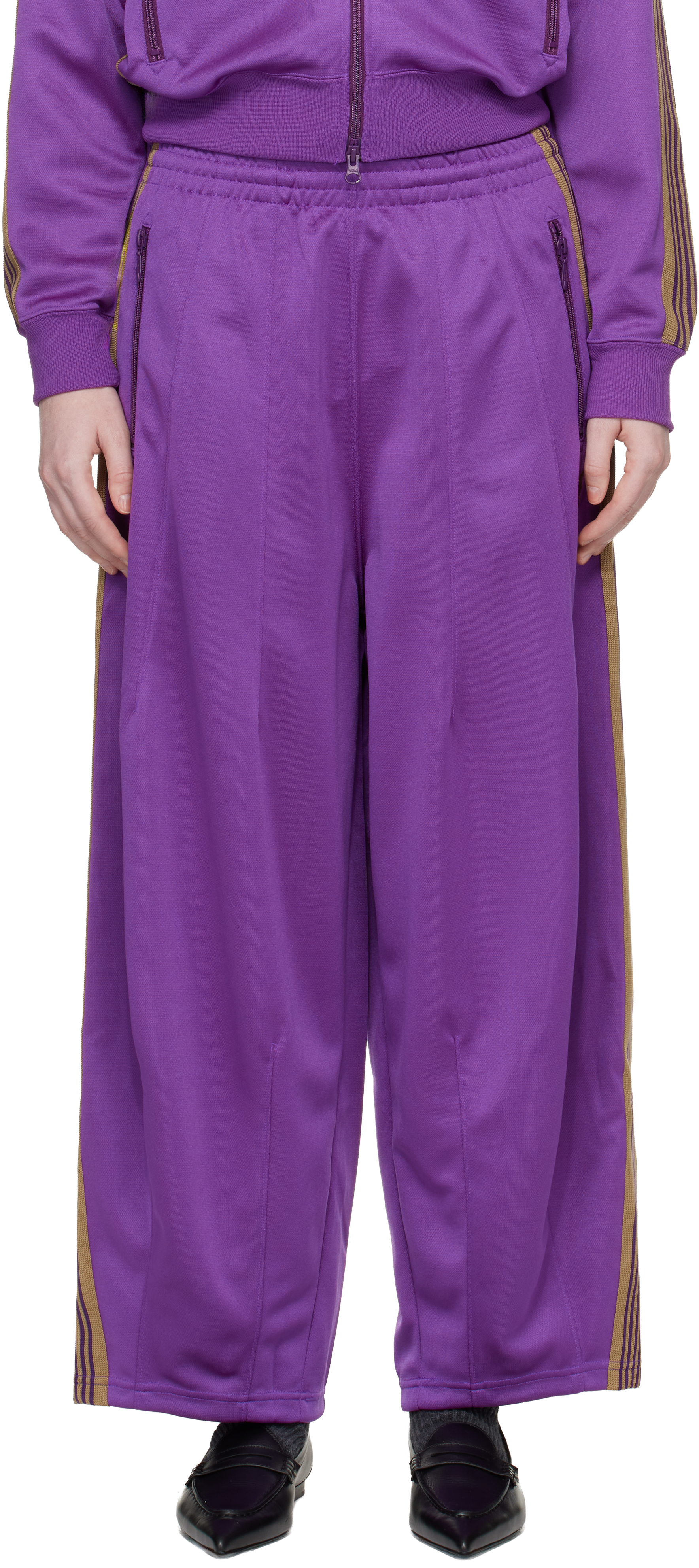 NEEDLES: パープル Kae Tanakaエディション H.D. トラックパンツ
