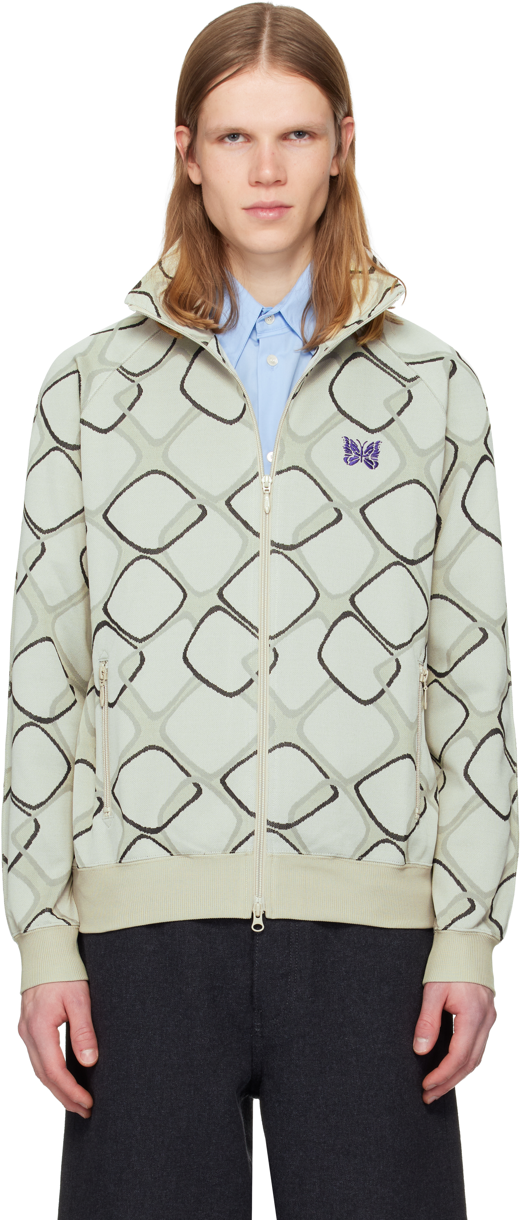 ルタオジャパン公式アカウント01 needles TrackJacket Needles x MIYAGIHEDTAKA - Track Jacket - Black - Bandana Print