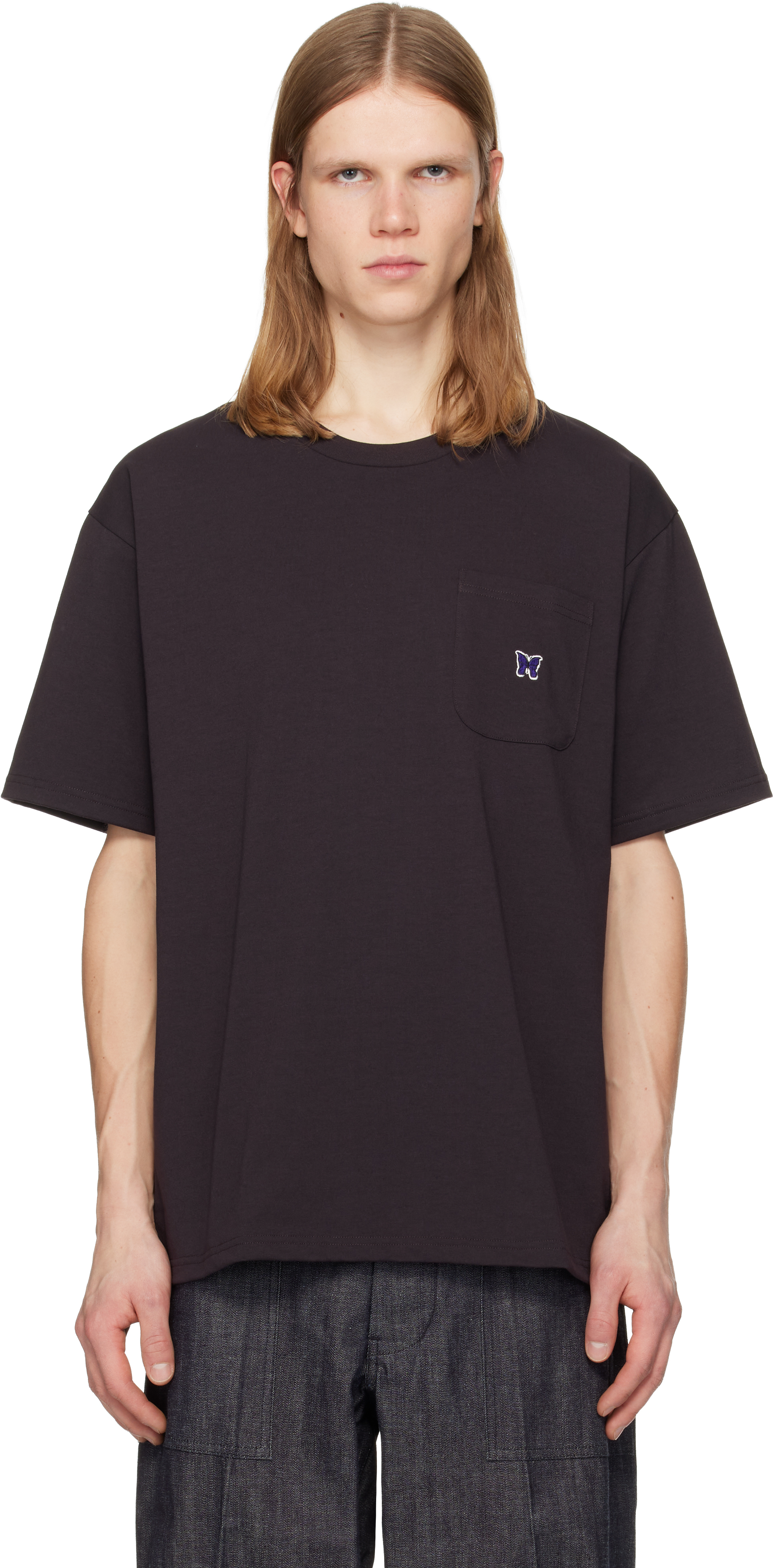 Needles 半袖 Tシャツ NEEDLES: Purple S/S Crew Neck T-shirt | SSENSE