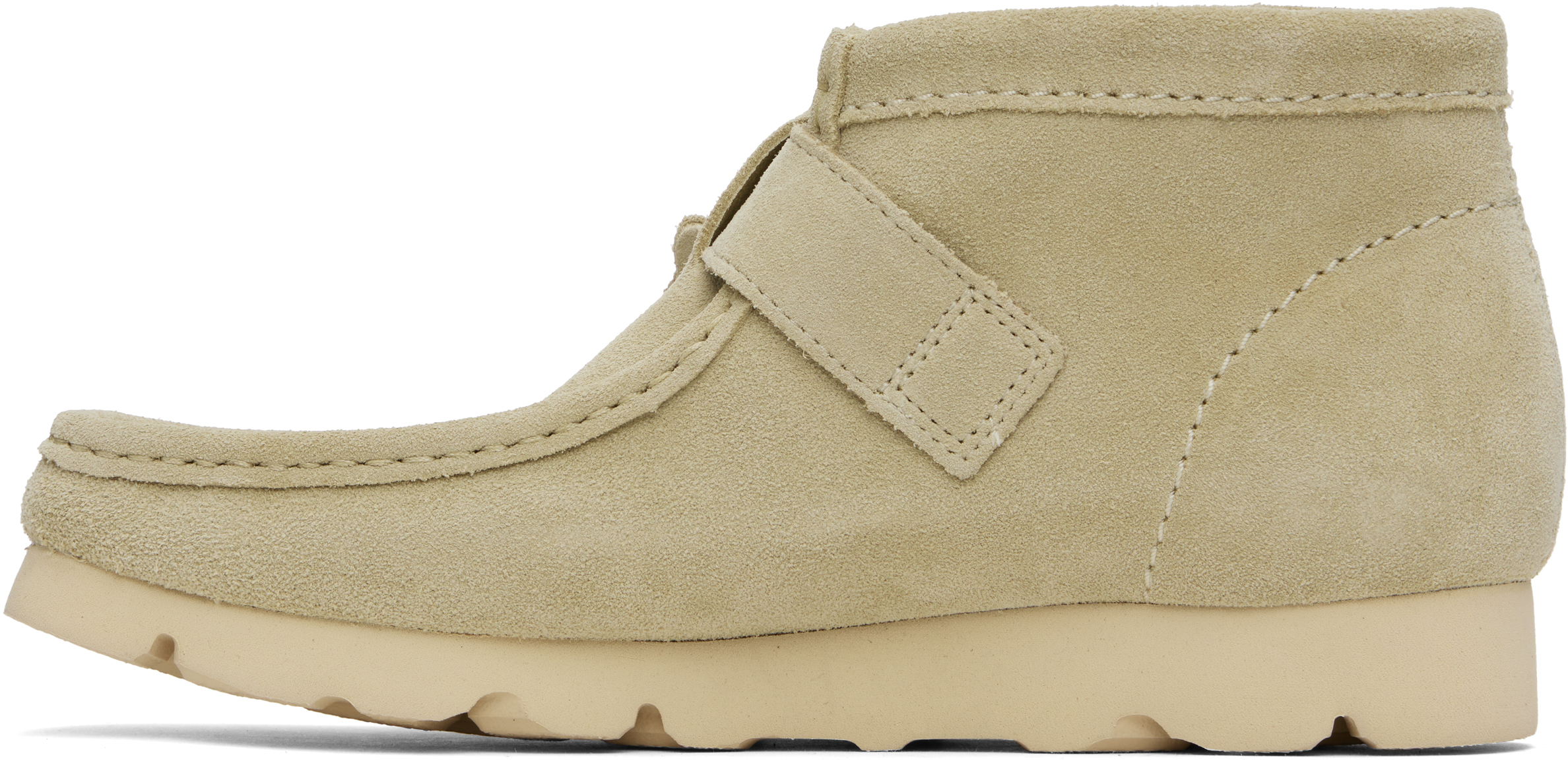 Needles Beige Clarks Edition Walla Strap Desert Boots In Maple Suede