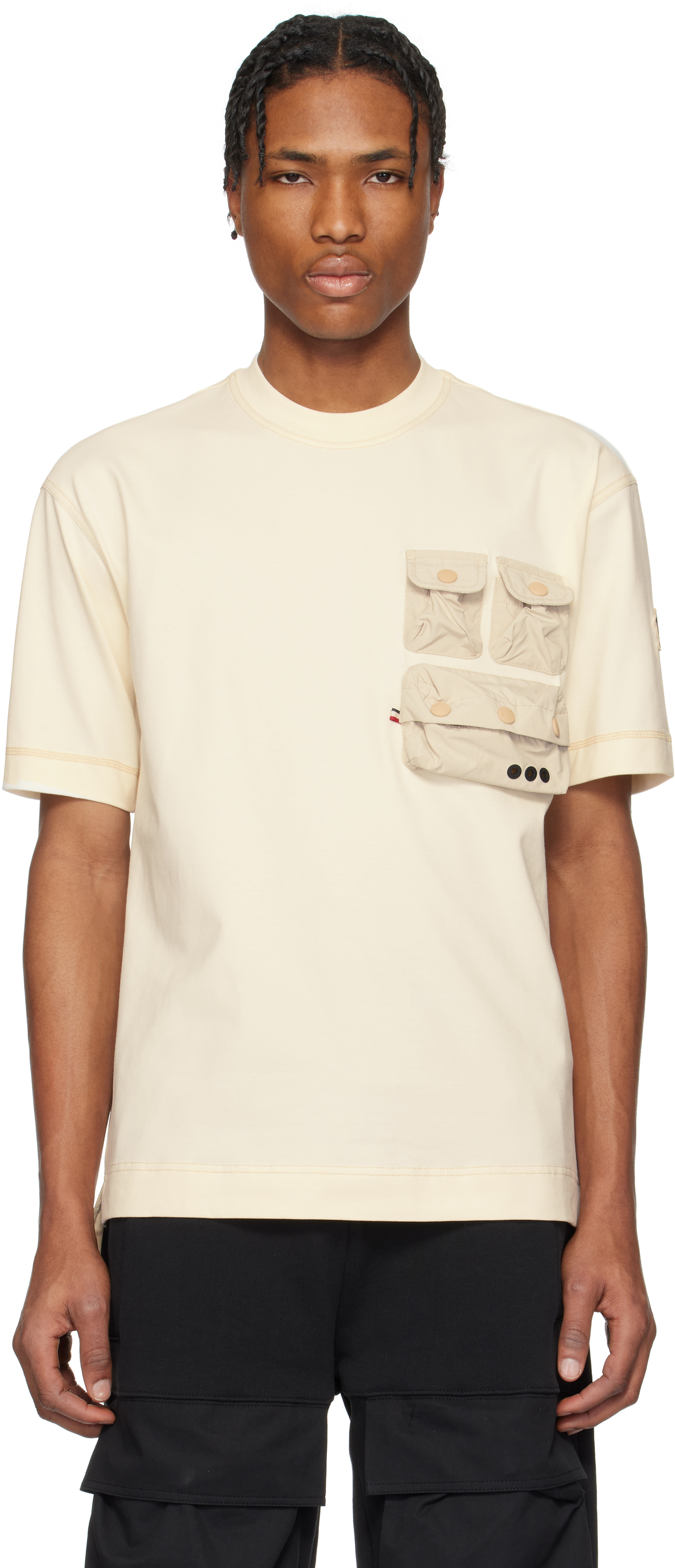 Off-White Pockets Cotton T-shirt