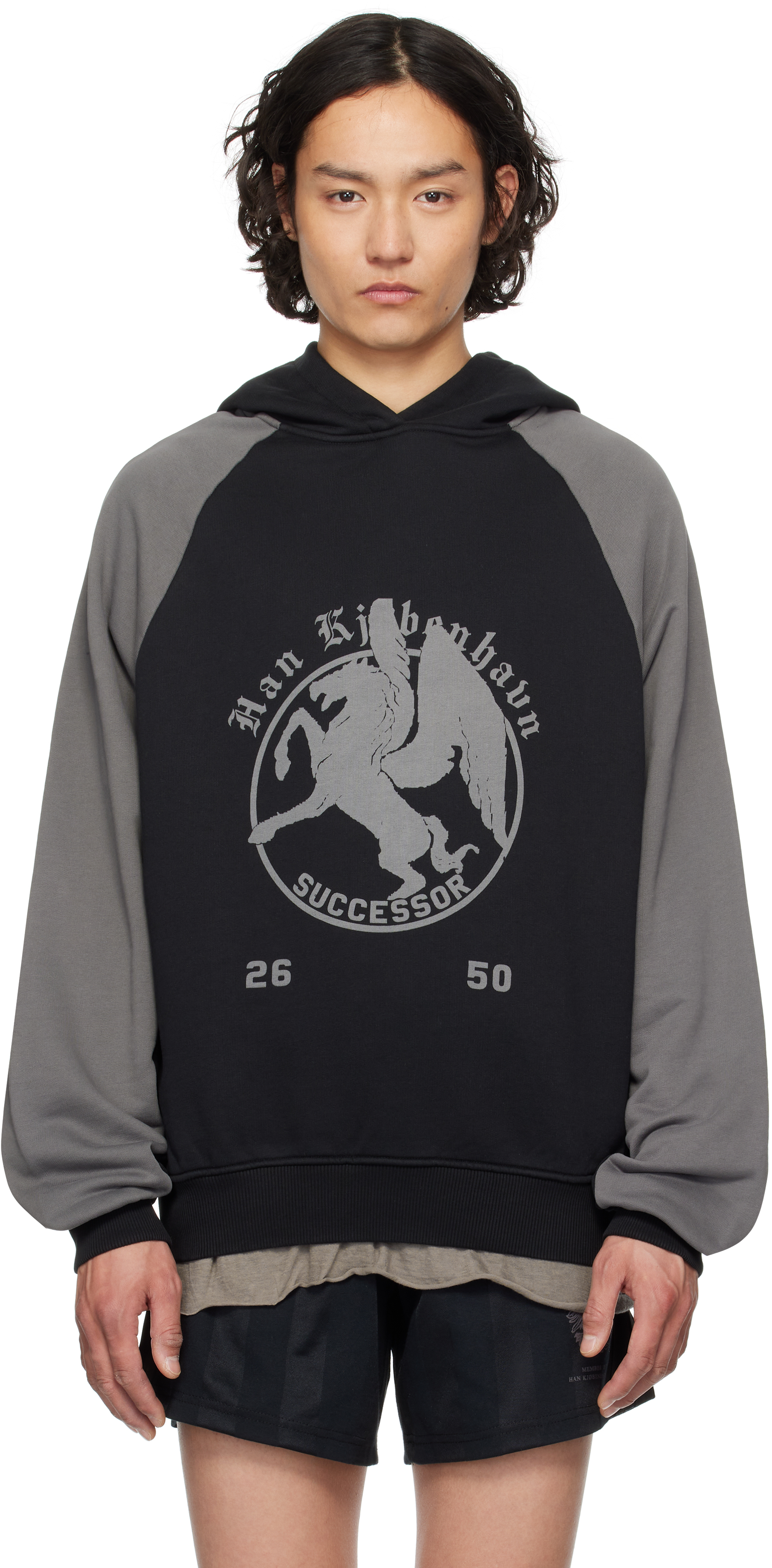 Black 
Successor
 Printed Hoodie