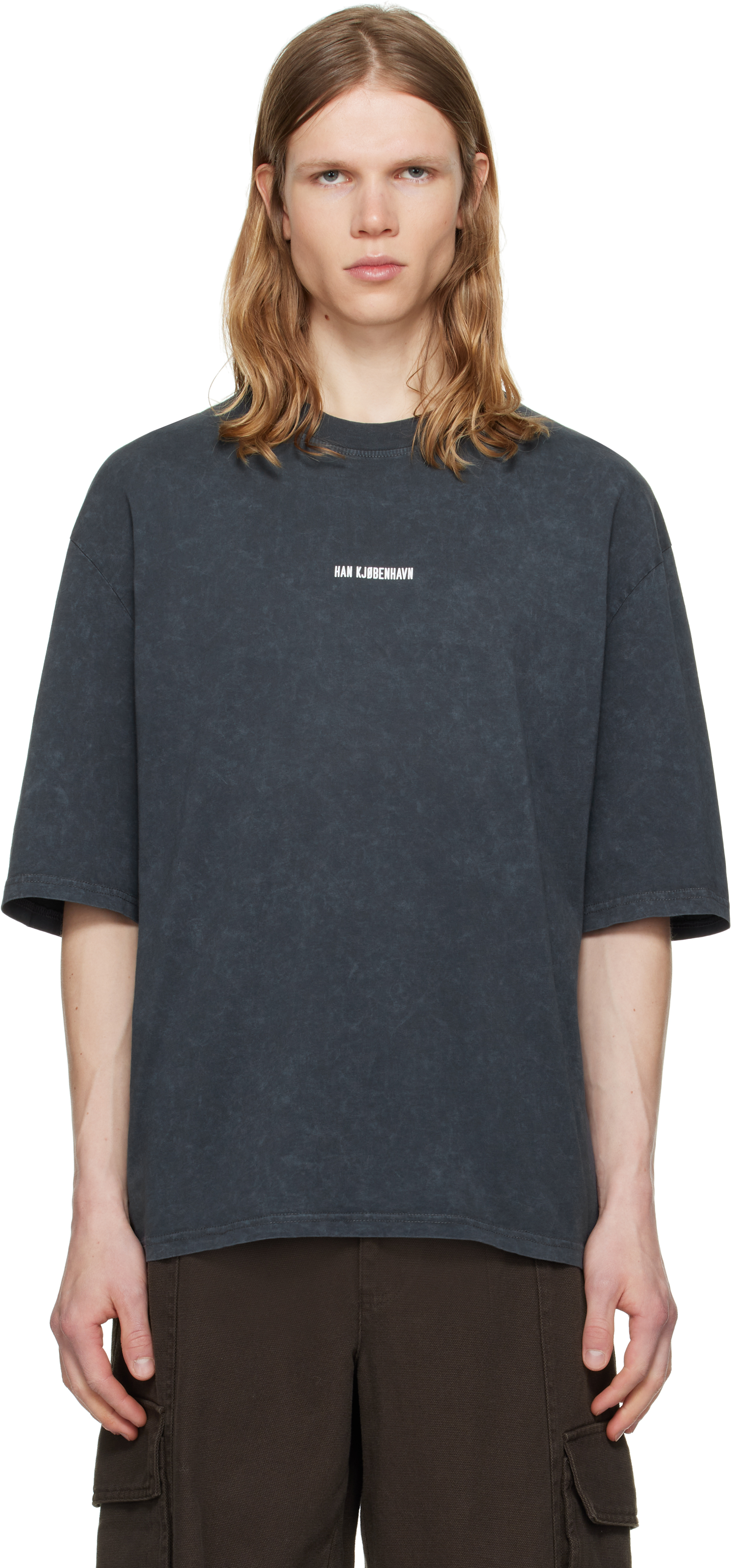 【関税込み】Han Kjobenhavn ホワイト Shadow Moon Tシャツ 202472-previewer.jpg