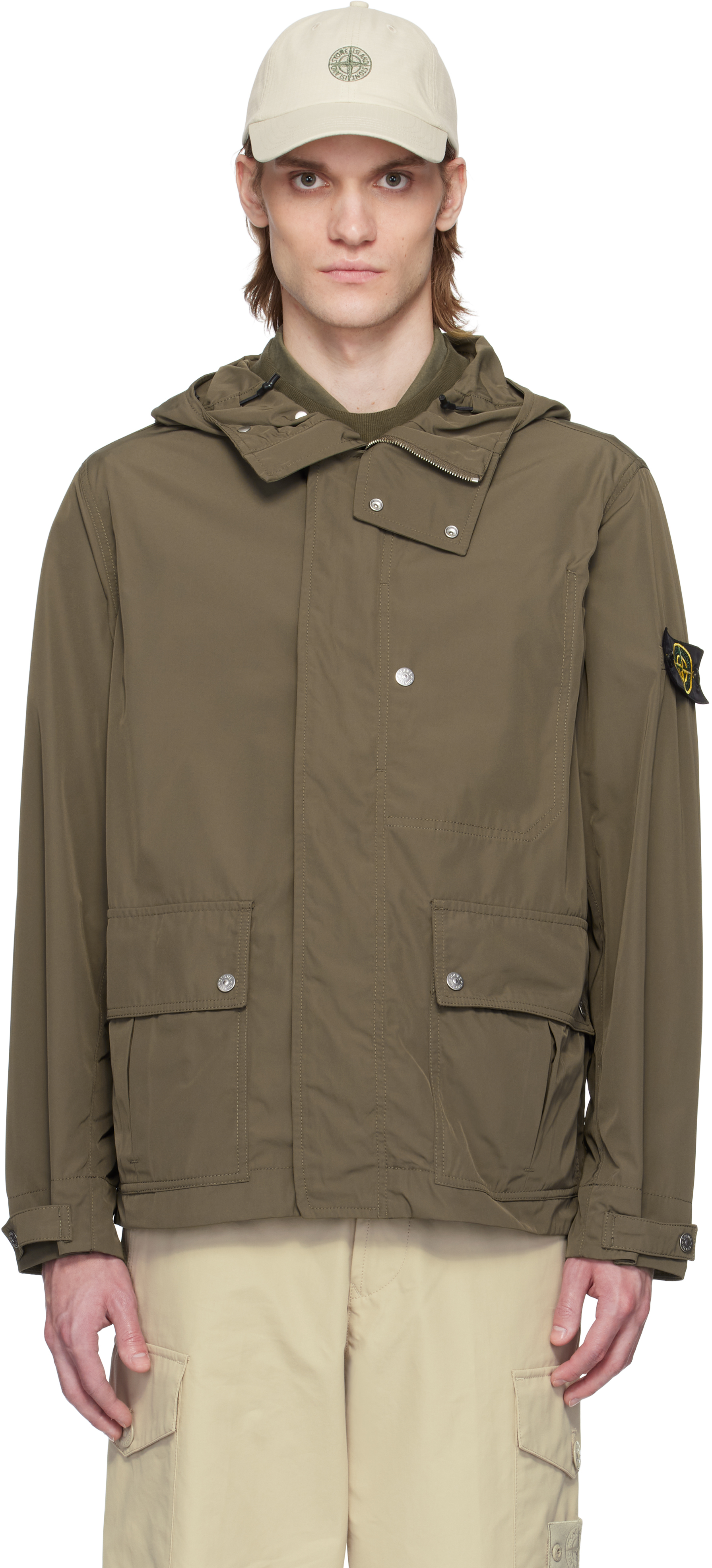 Supreme Stone Island L/S Top Black Men's - FW23 - US
