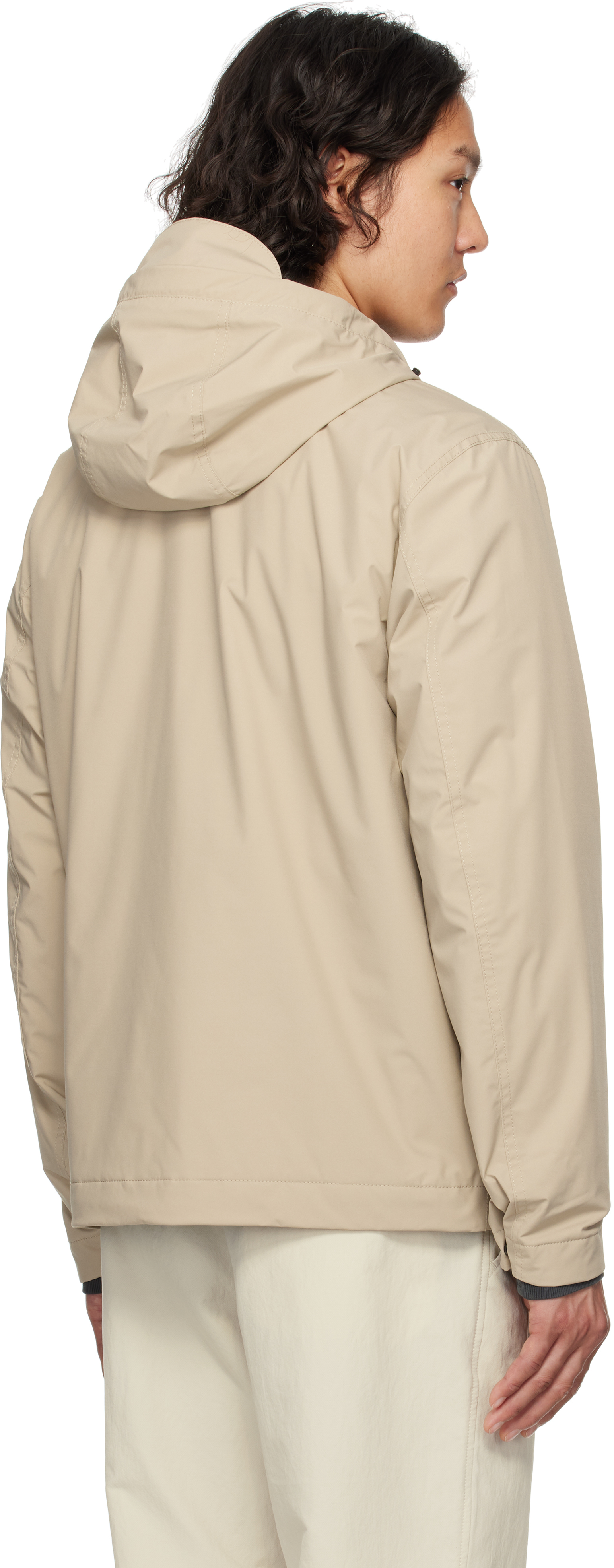 Stone Island Beige Soft Shell-r E.dye Jacket In V009a Desert