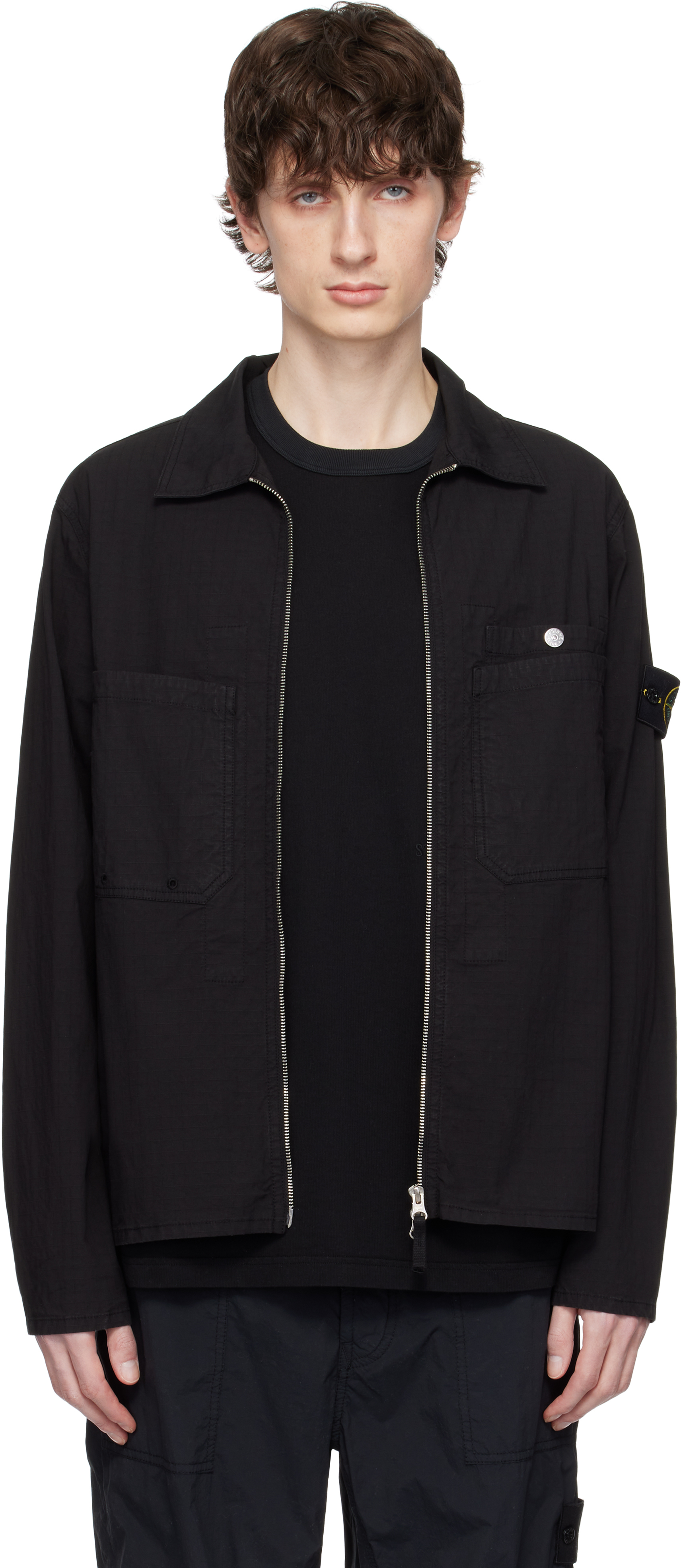 Black Mil-Spec Stretch Ripstop-TC Jacket