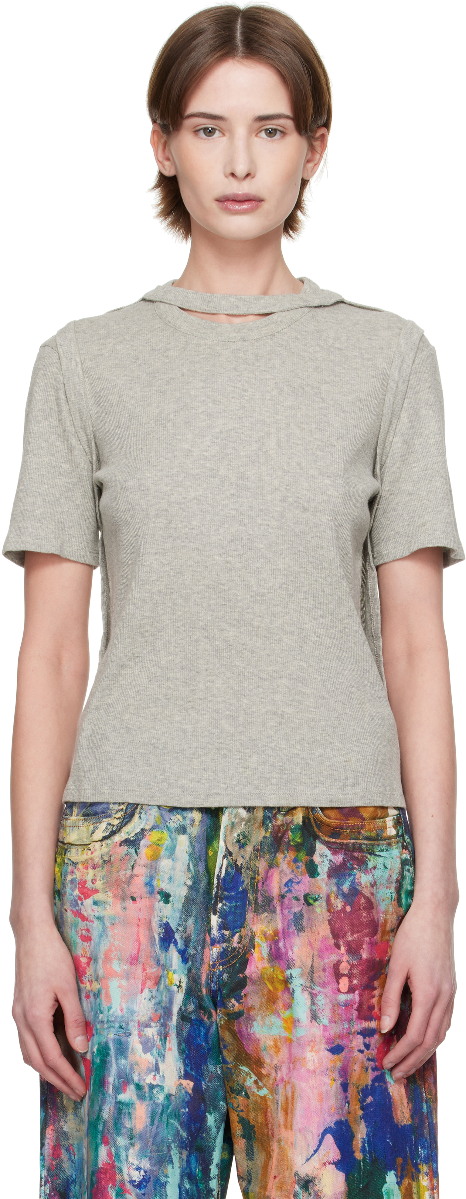 Gray Flip T-shirt