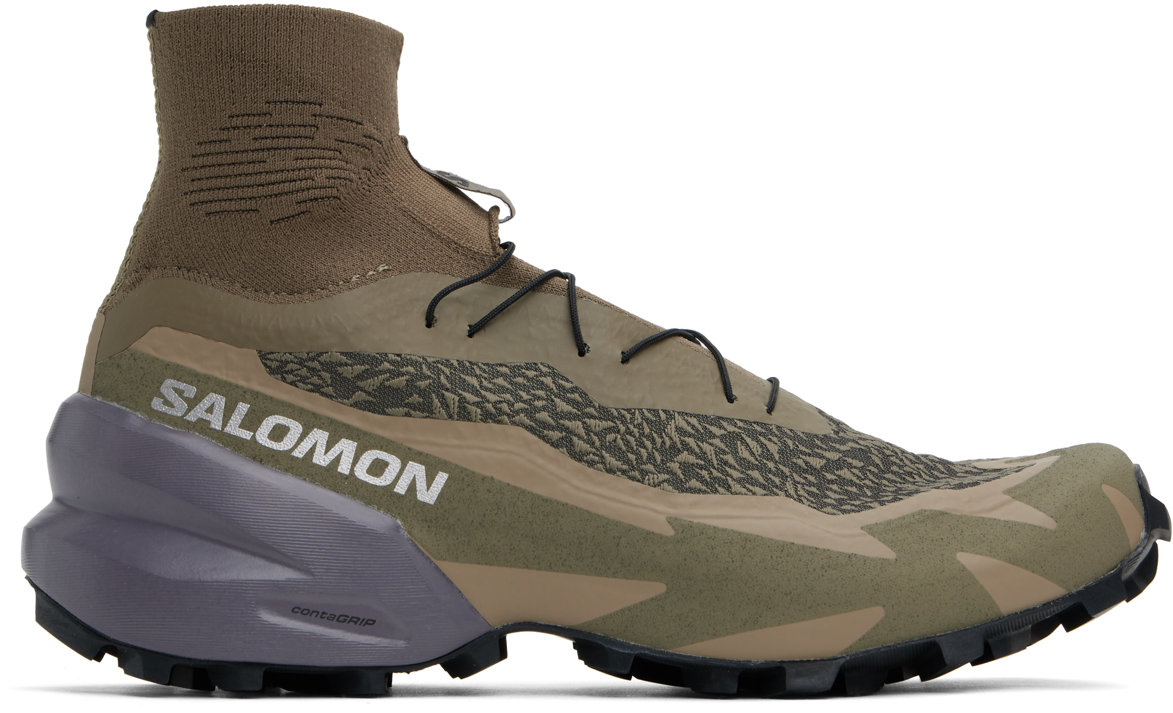 【関税込み】Salomon カーキ SPEEDCROSS ADVANCED スニーカー Salomonのカーキ SPEEDCROSS ADVANCED スニーカーがセール中