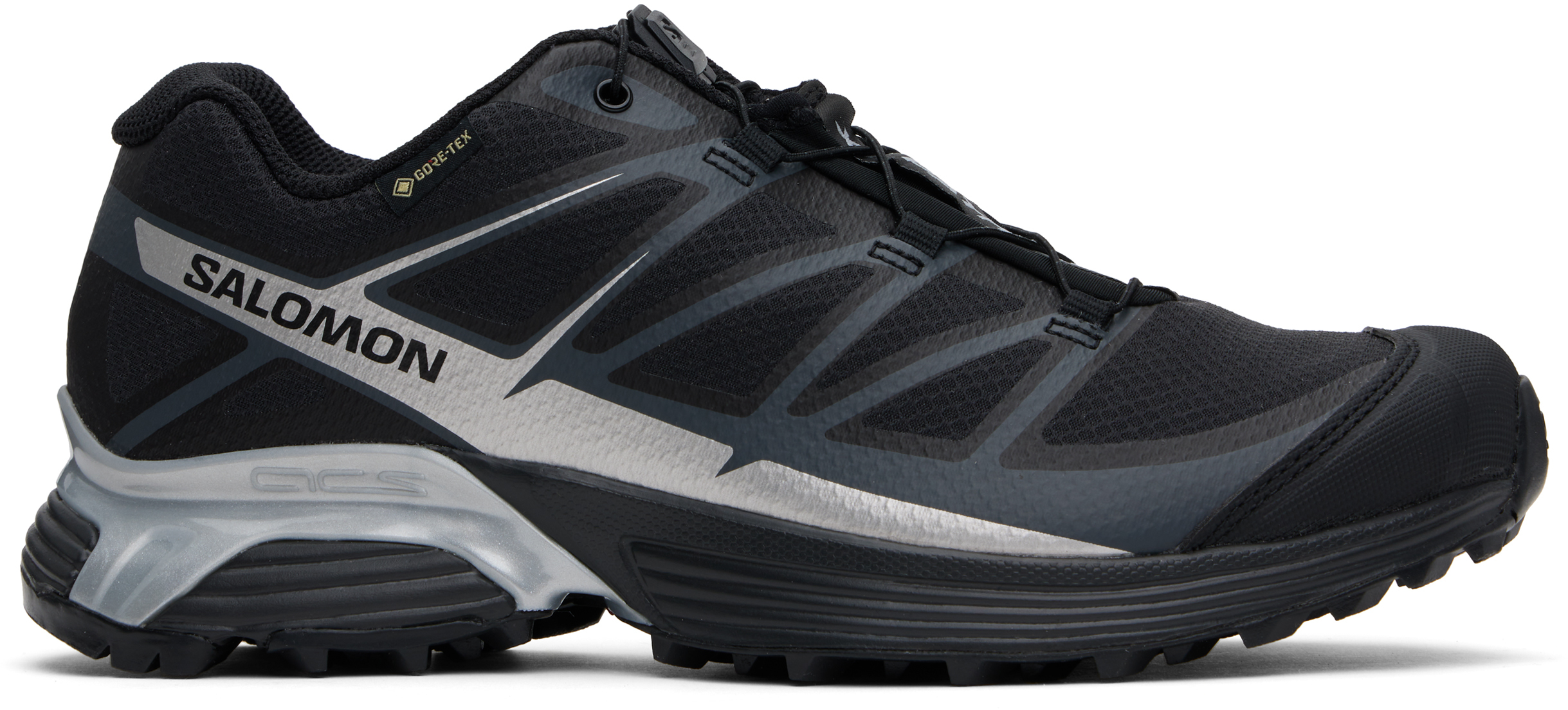 Black & Silver XT-PATHWAY GORE-TEX Sneakers by Salomon on Sale