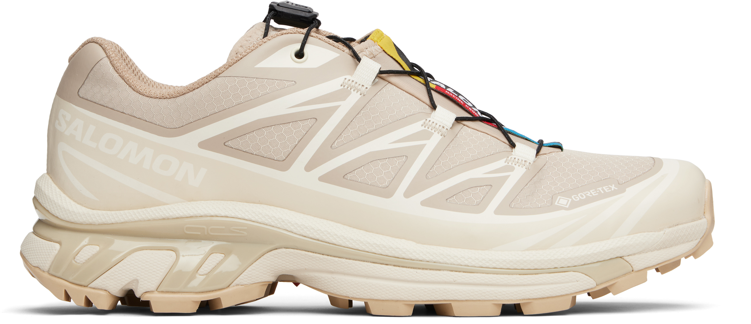 Salomon: Tan & Beige XT-6 GORE-TEX Sneakers | SSENSE Canada