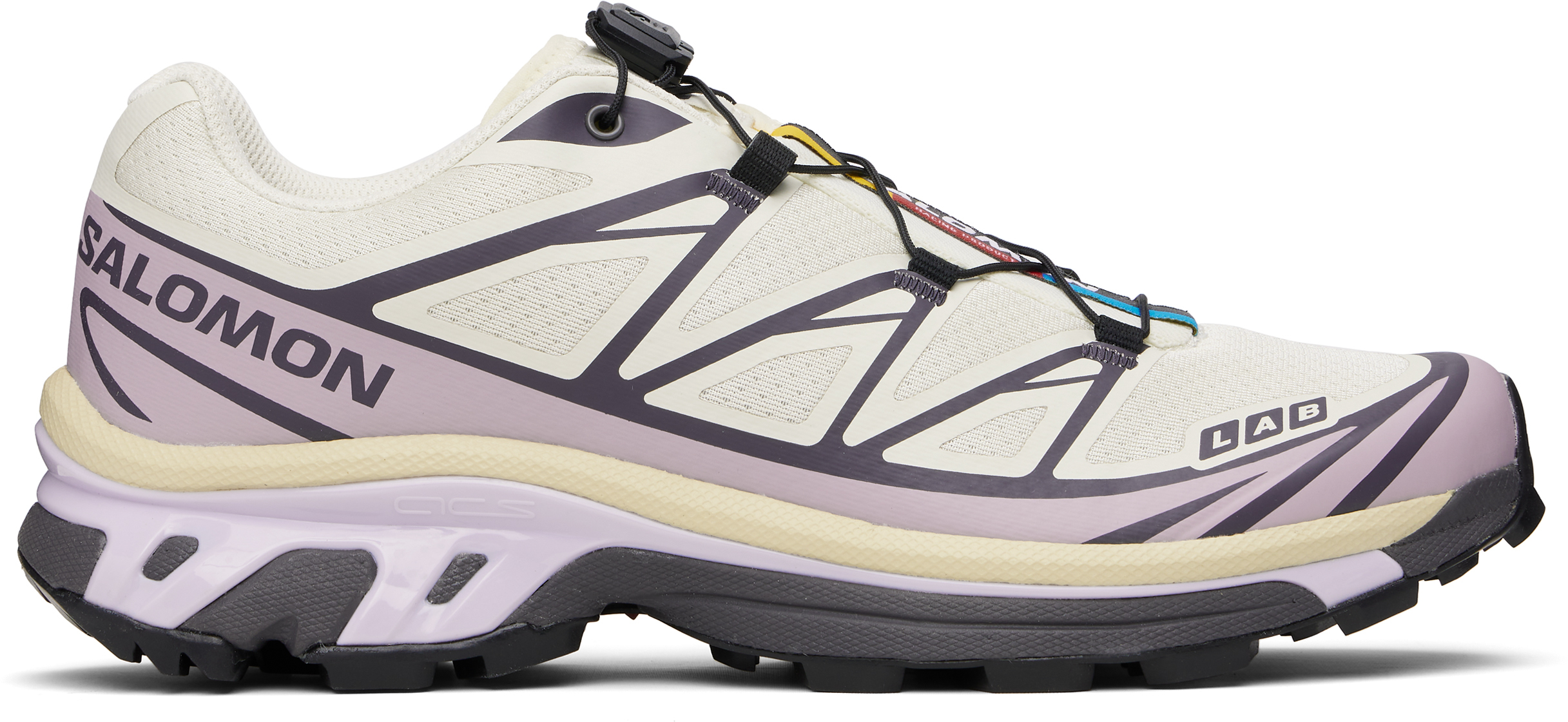 Off-White & Purple XT-6 Sneakers