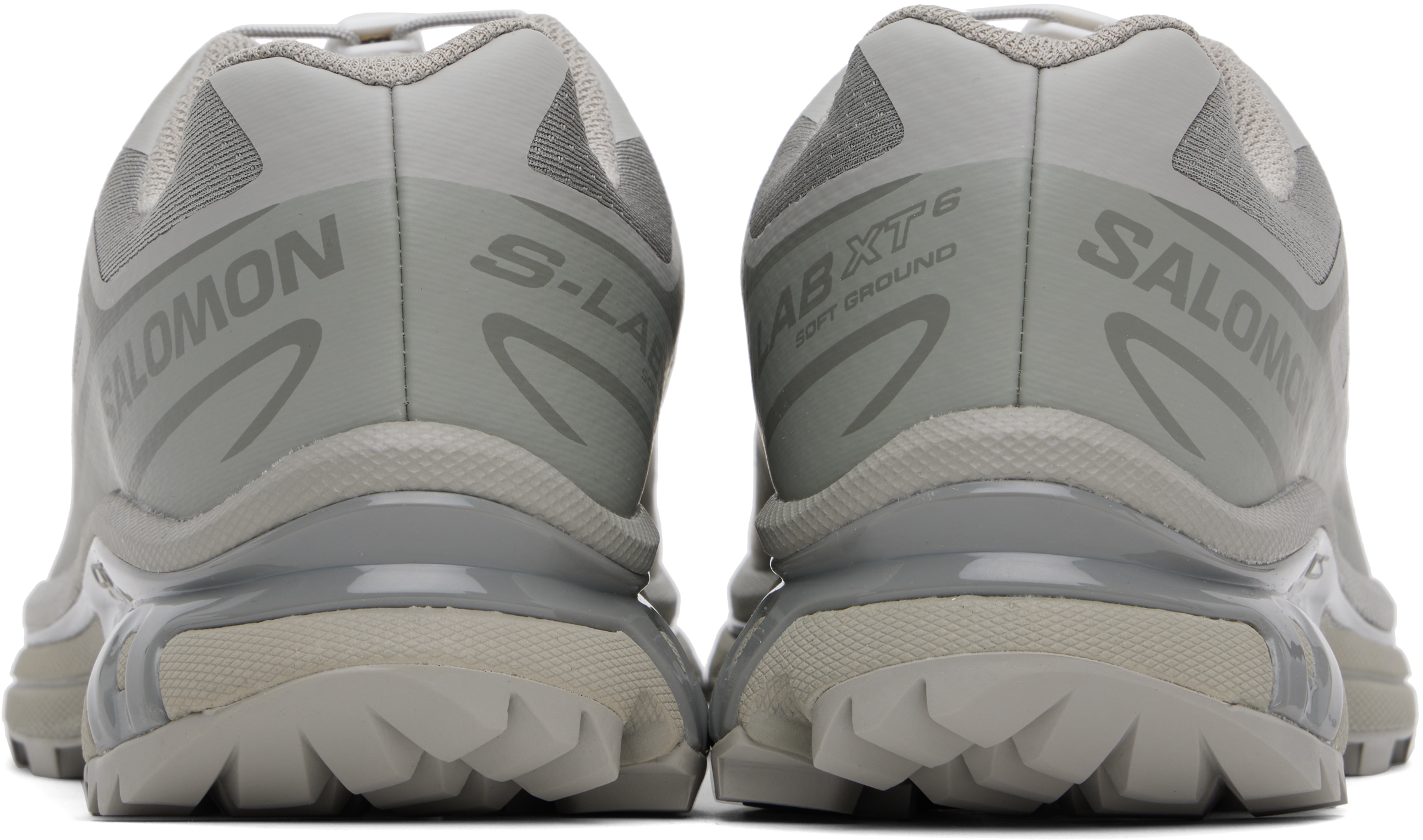 SALOMON GRAY XT-6 SNEAKERS