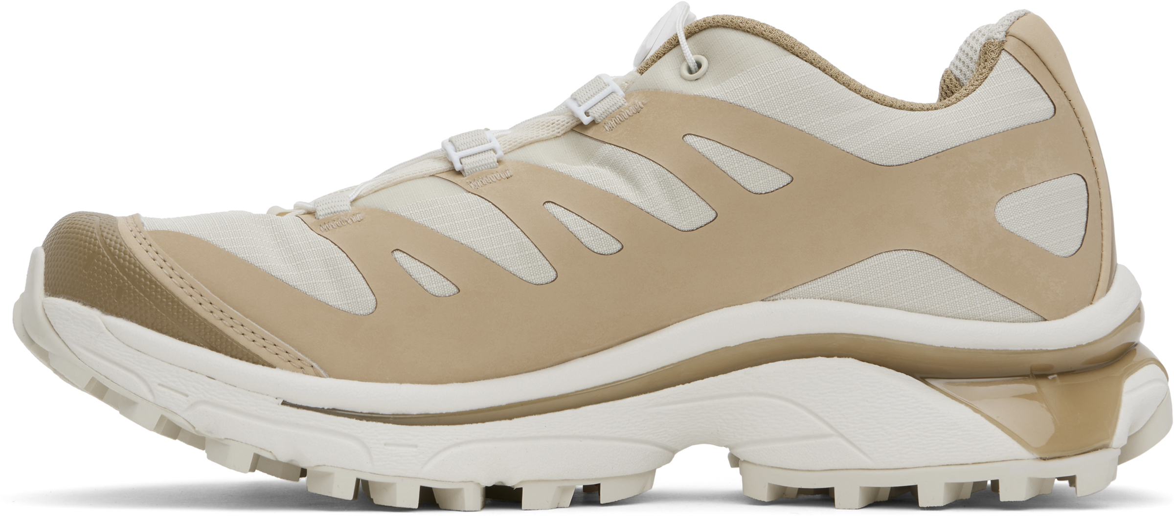 Salomon Beige Xt-4 Og Protective Sneakers In Safari/almond Milk/k