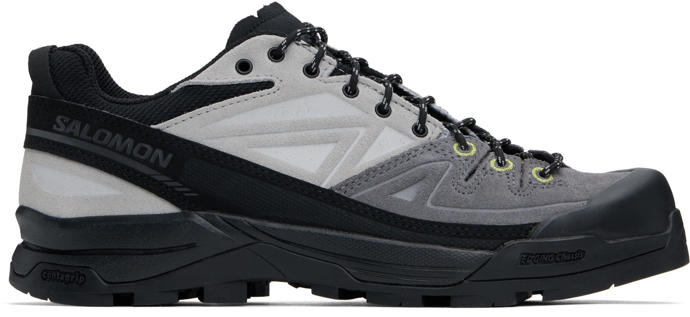 Black & Gray X-ALP LTR Sneakers