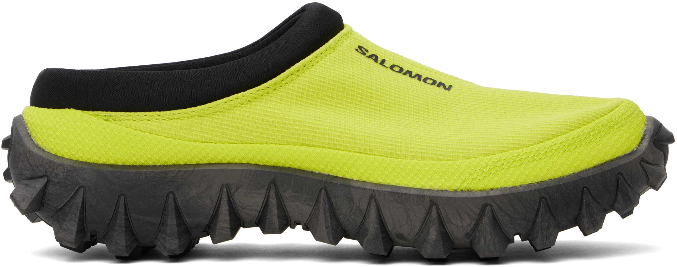 Salomon Yellow Snowclog Slippers In Sulphurspring/sulphu