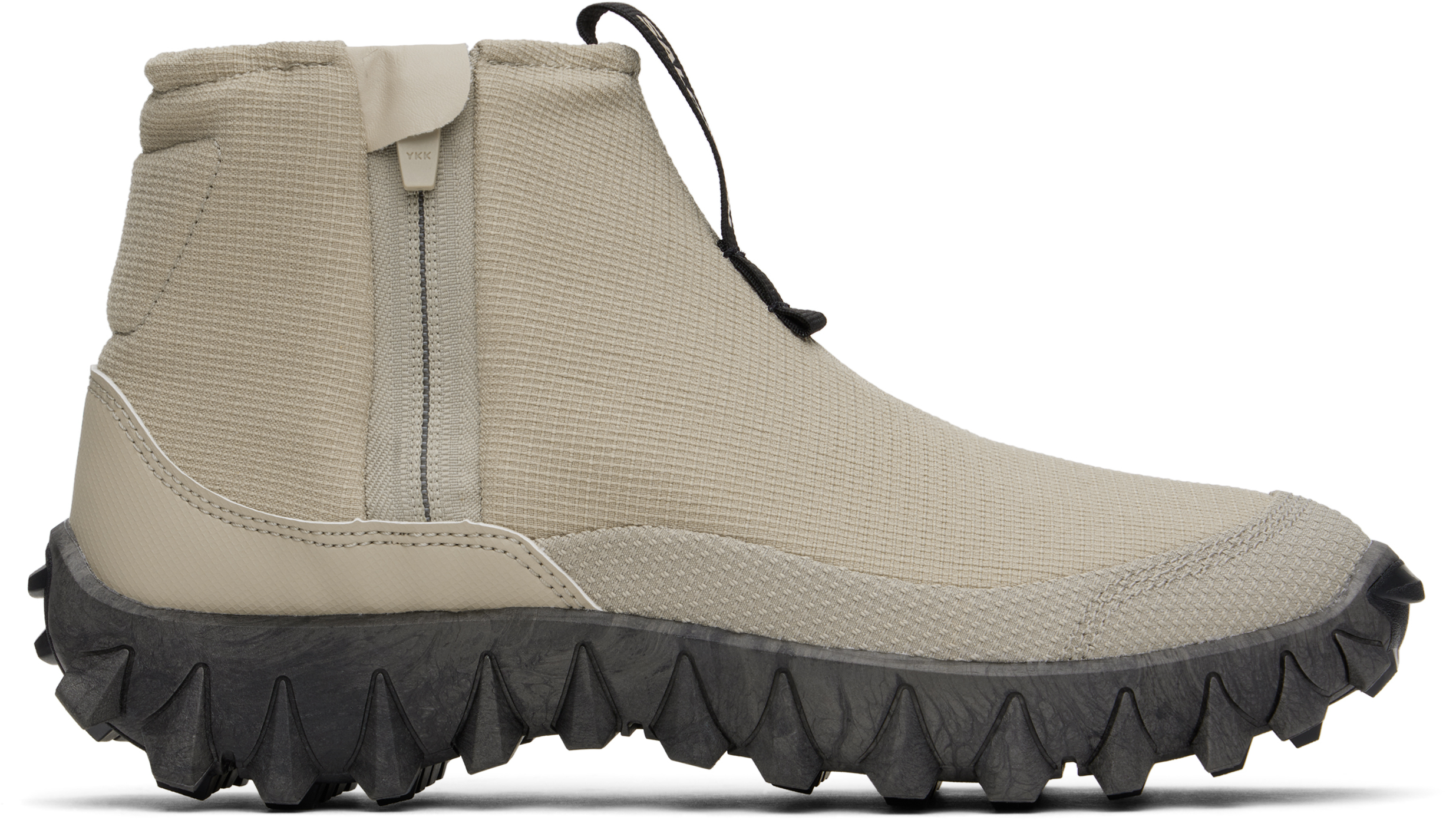 Beige Snowclog Mid Sneakers