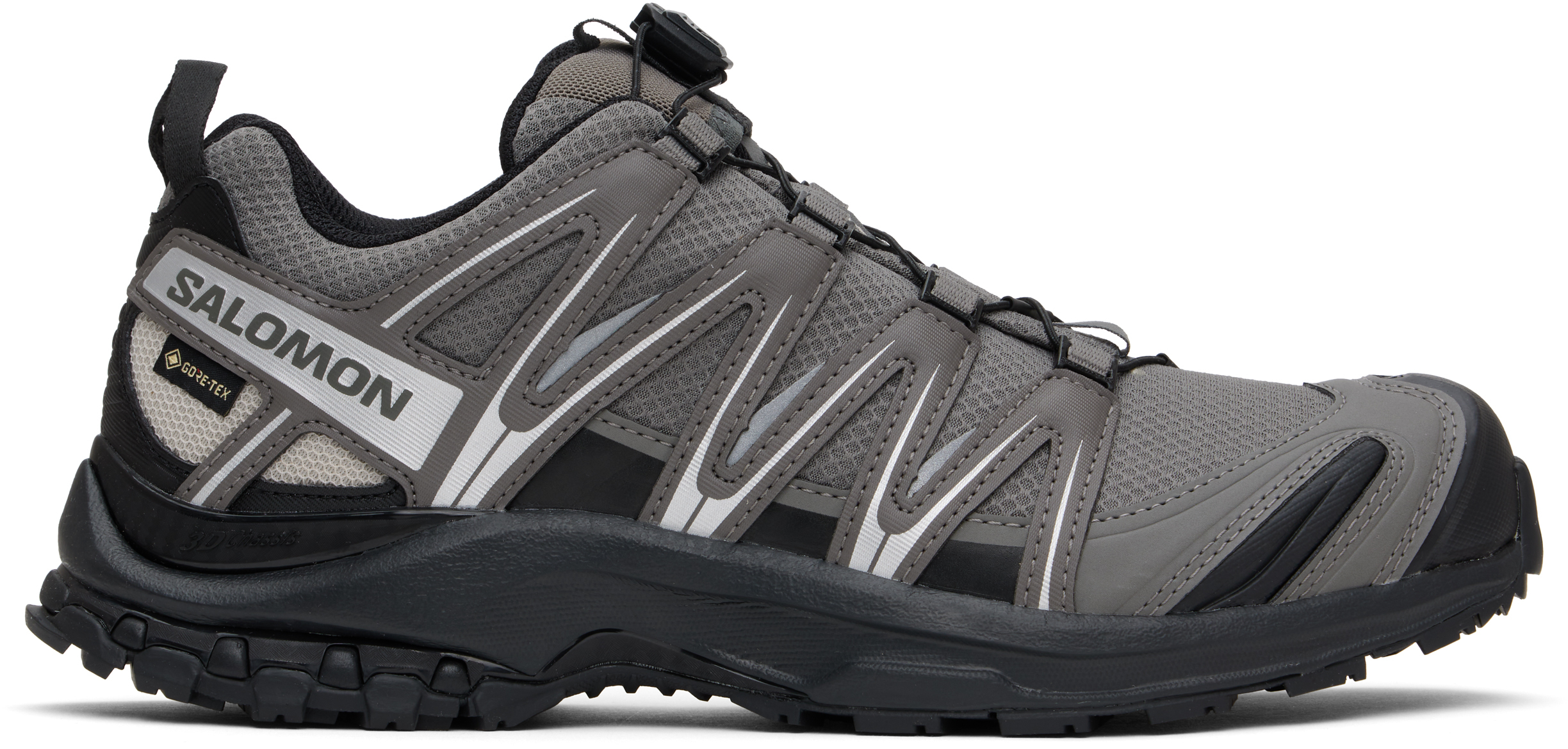 Salomon Xa Pro 3d Gtx Sneakers In Pewter/black/silverc