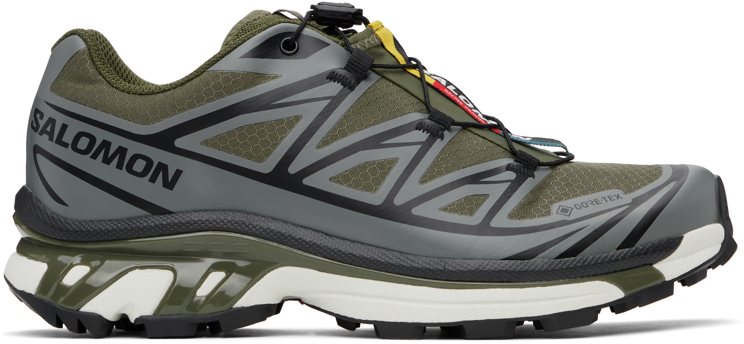 スニーカー Xt-6 Gtx Sneakers - SALOMON - Synthetic - Khaki Salomon: Khaki XT-6 GORE-TEX Sneakers | SSENSE Canada