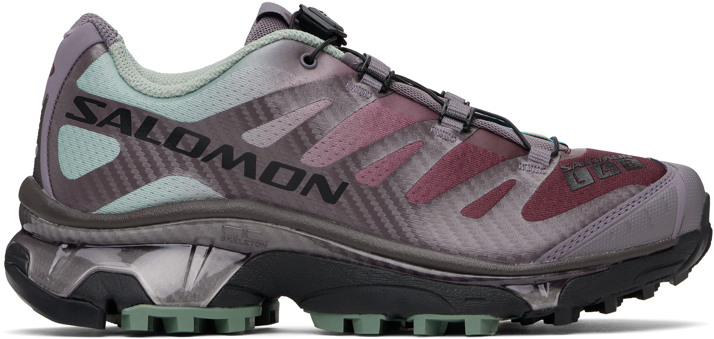 【関税込み】Salomon パープル＆ブルー XT-4 OG スニーカー Salomonのパープル＆ブルー XT-4 OG スニーカーがセール中