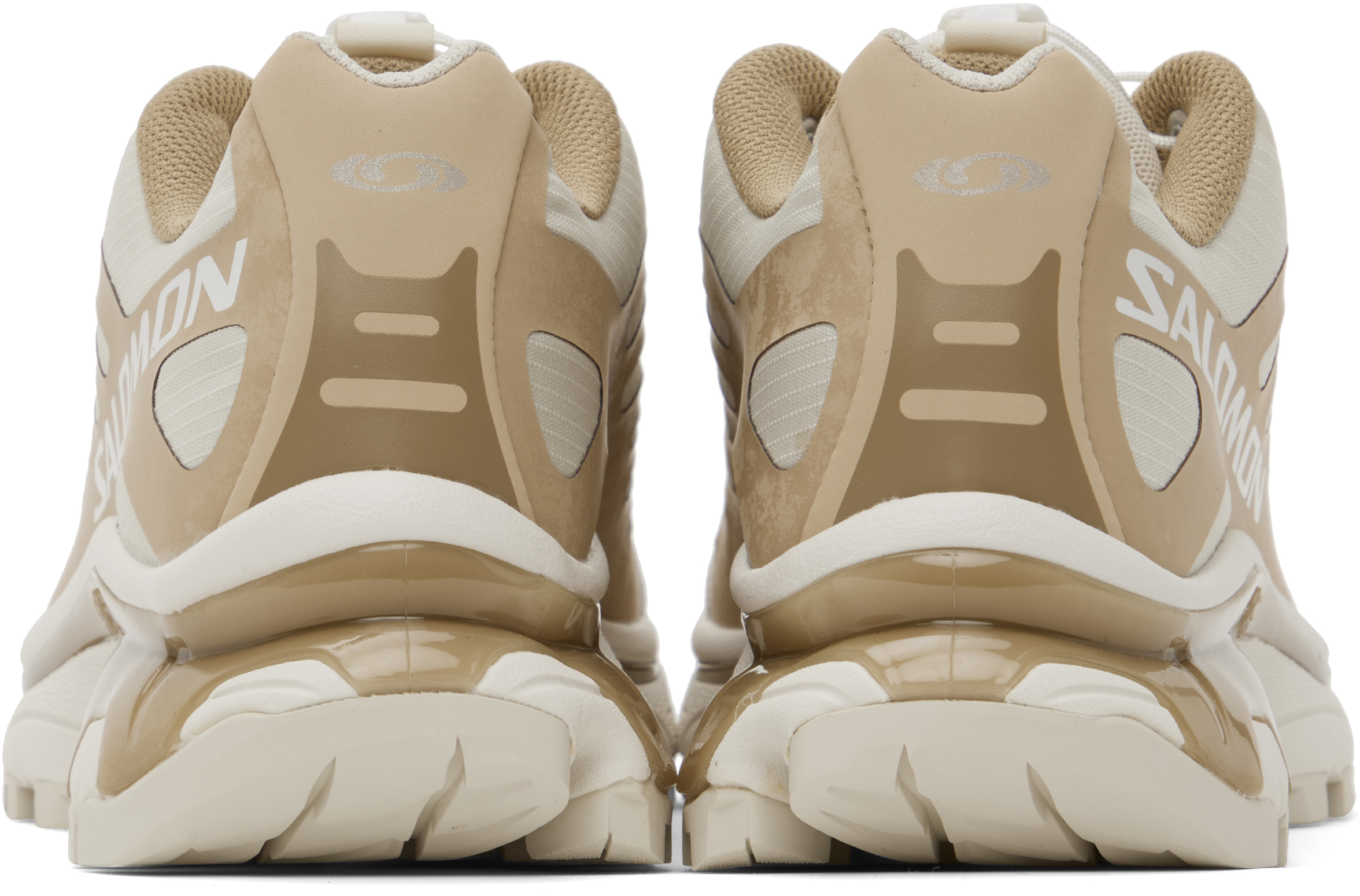 Salomon Xt-4 Og Protective Sneakers In Safari / Almond Milk