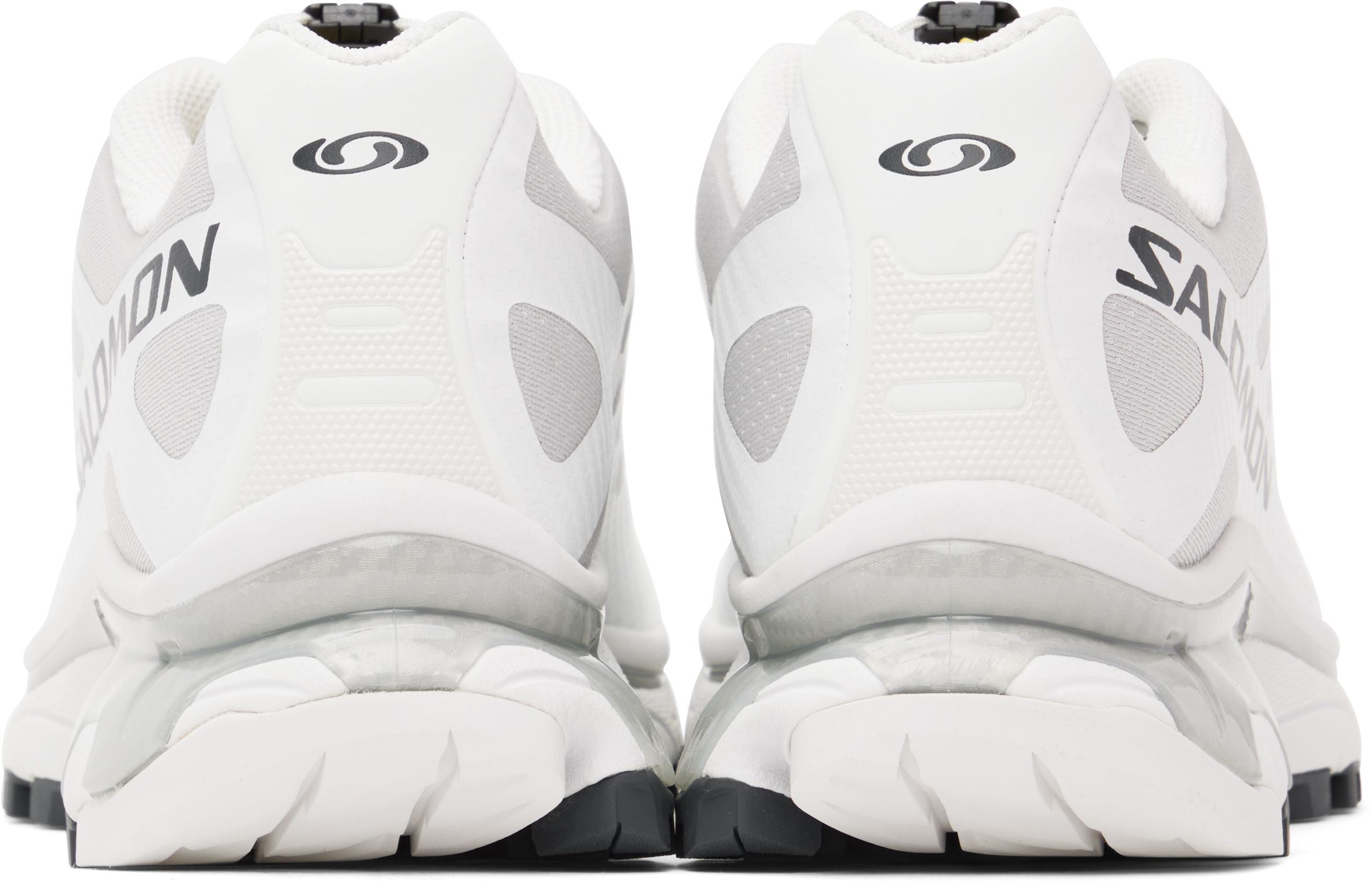 Salomon Mesh Breathable Sneaker Toe Reinforced In White / Ebony / Luna
