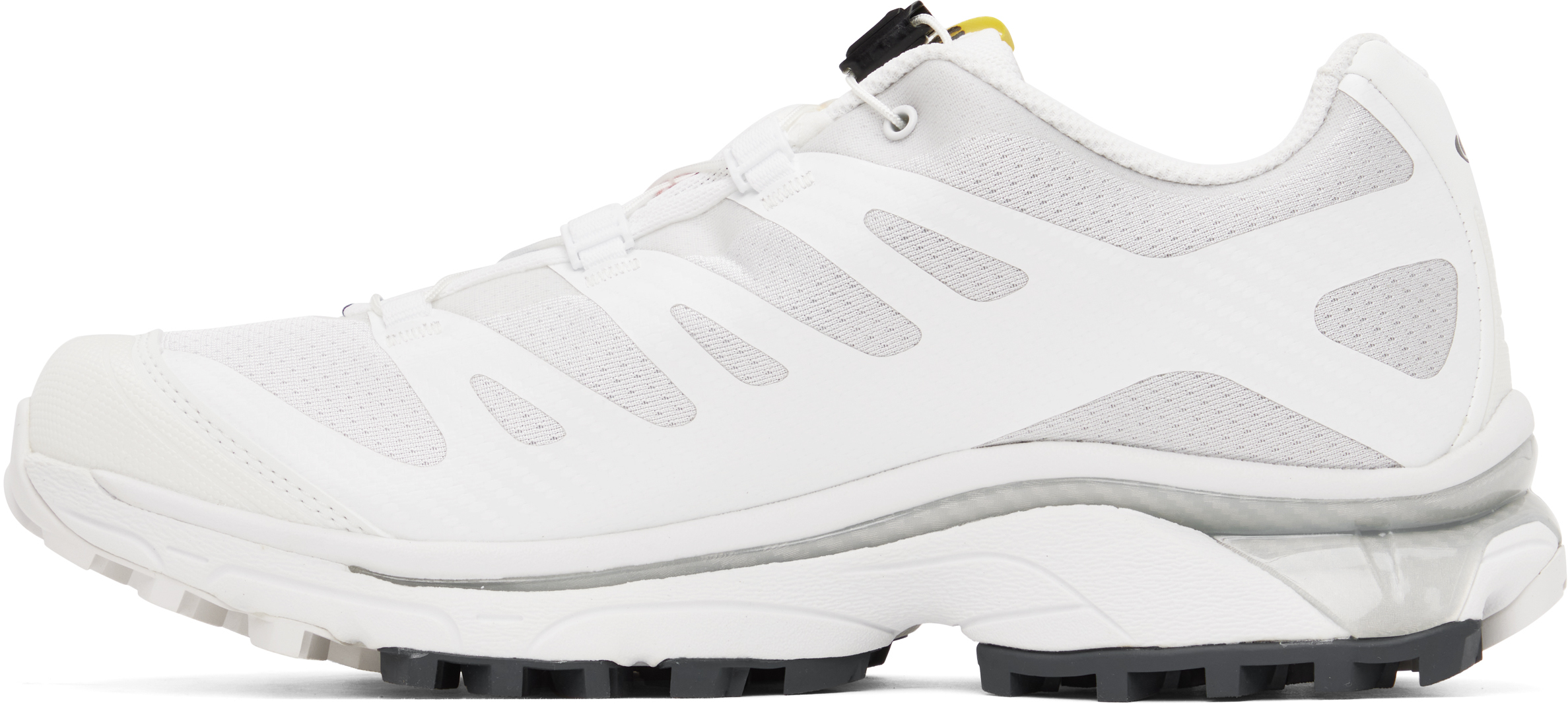 Salomon Mesh Breathable Sneaker Toe Reinforced In White / Ebony / Luna