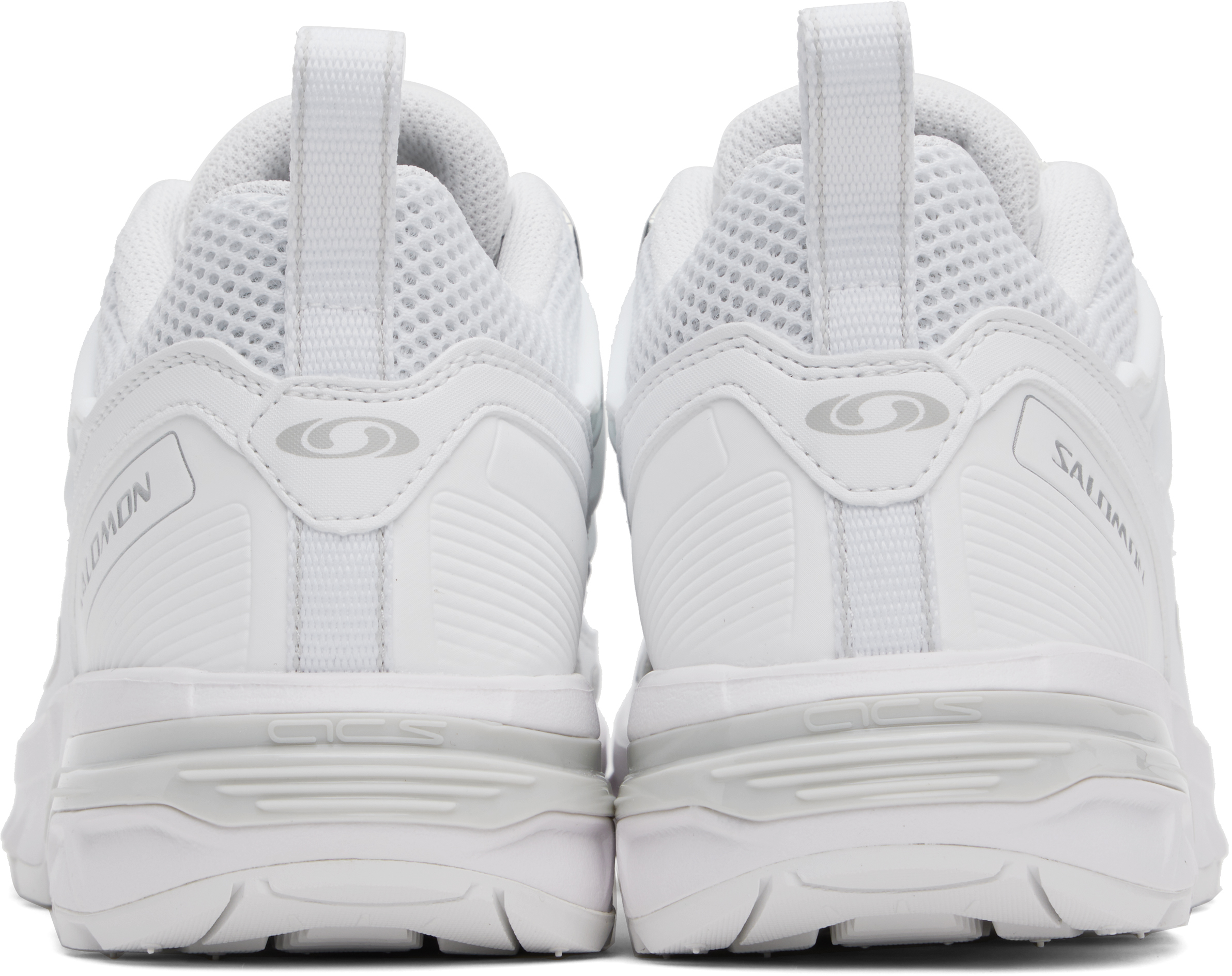 Salomon White Acs + Og Sneakers In White