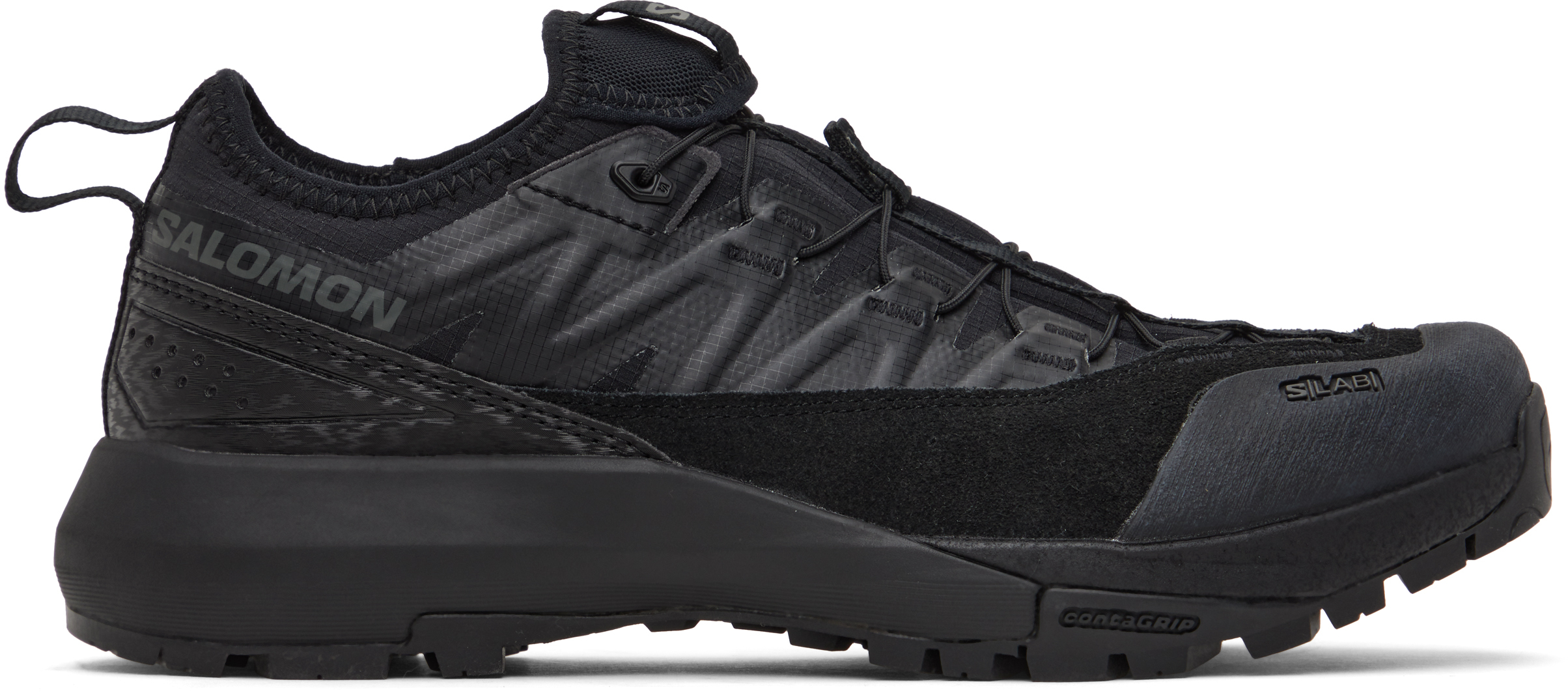 Salomon Black Alpinway Advanced Sneakers In Black