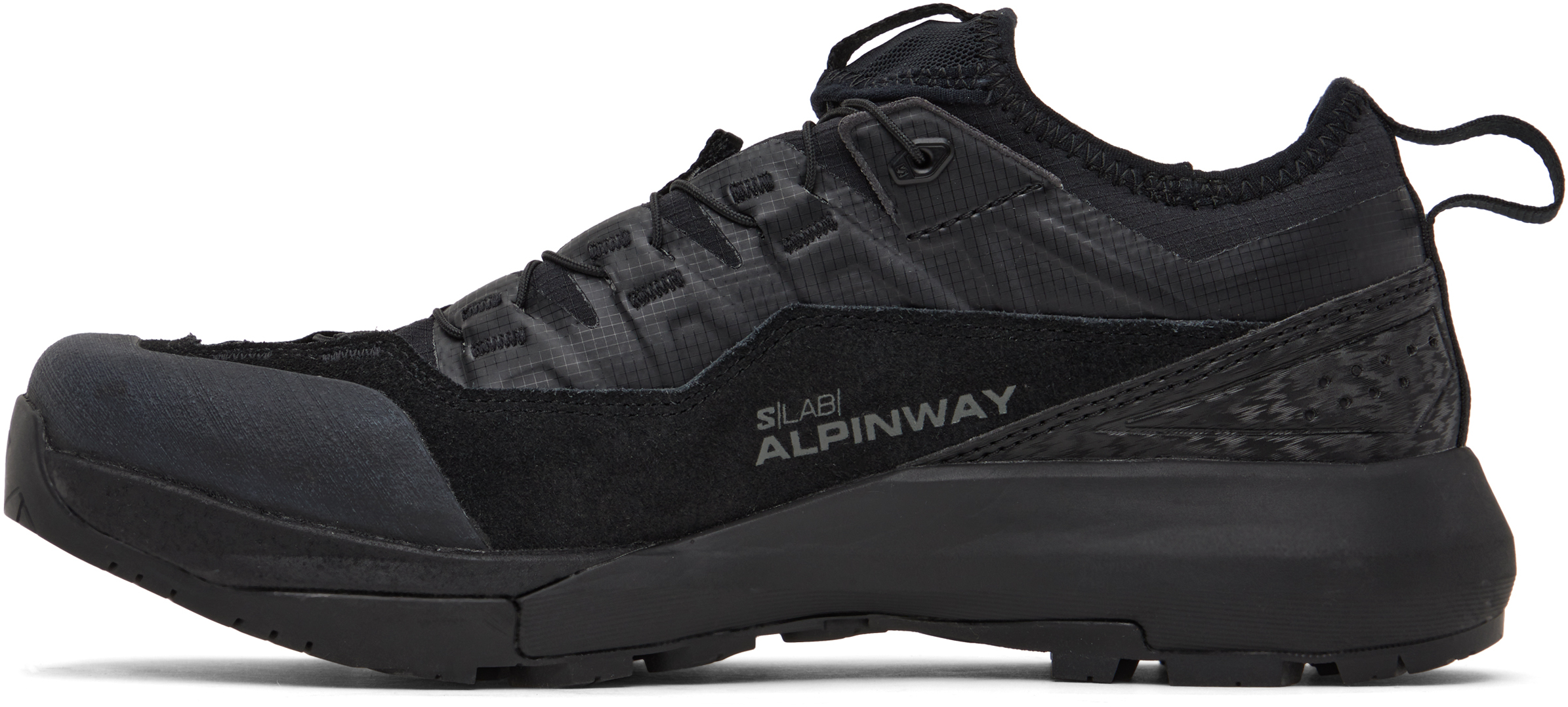 Salomon Black Alpinway Advanced Sneakers In Black