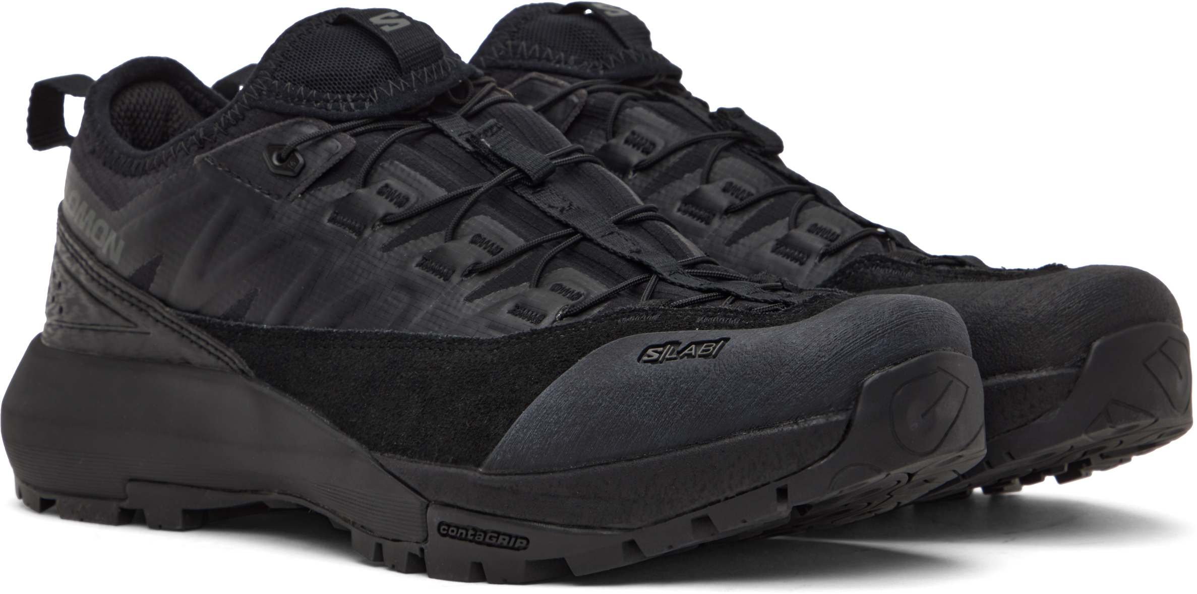 Salomon Black Alpinway Advanced Sneakers In Black