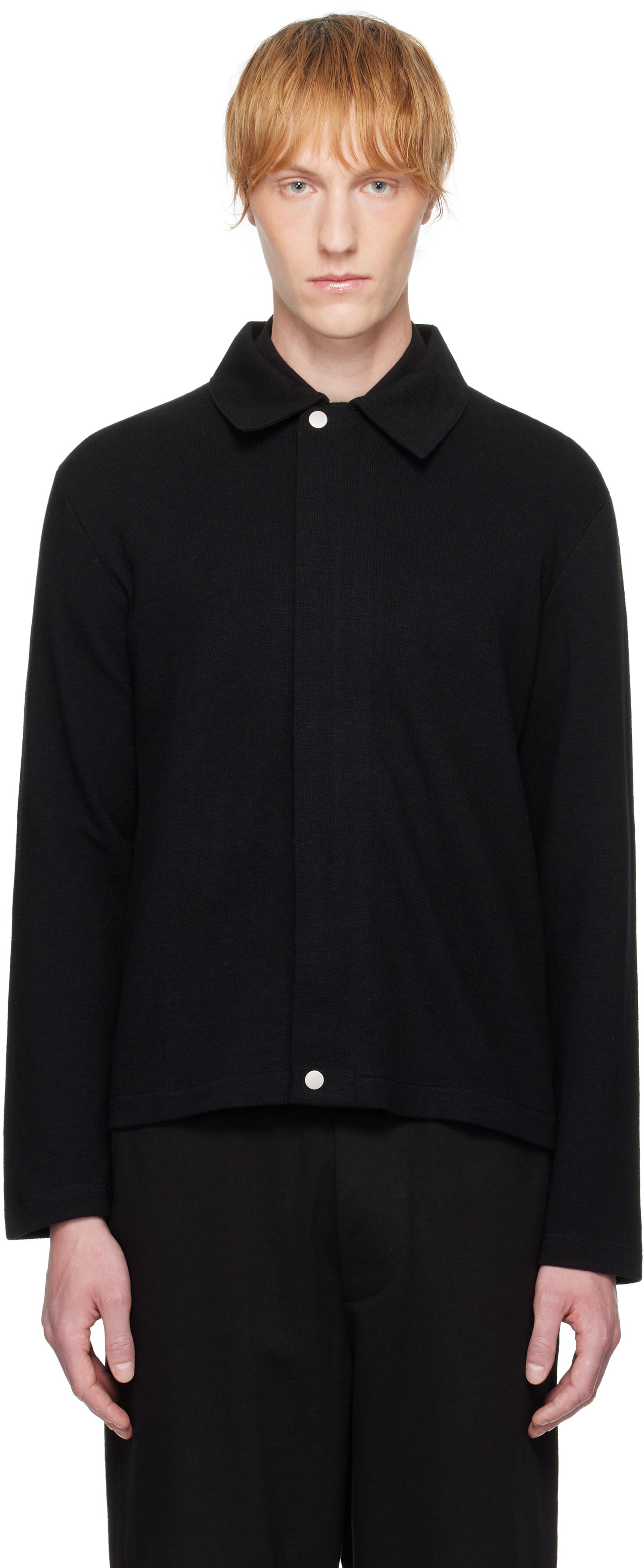 Black Double Knit Jacket