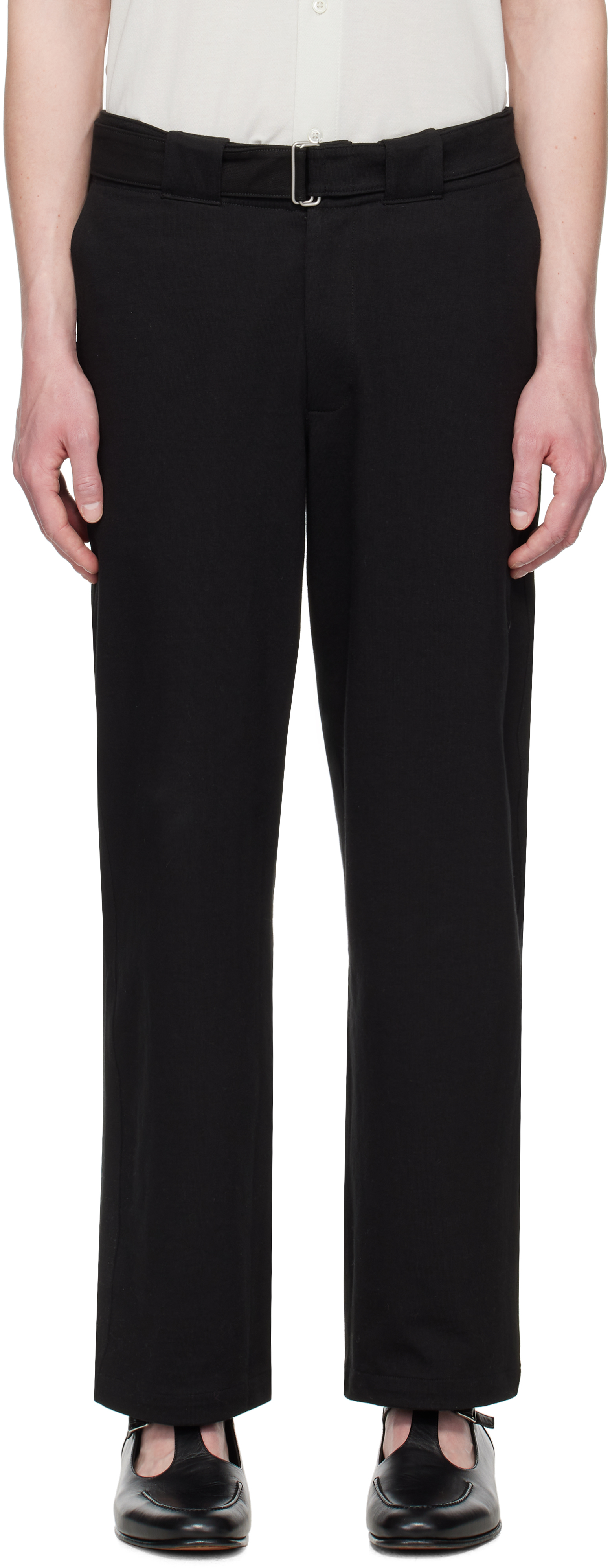 Black Jersey Lounge Pants