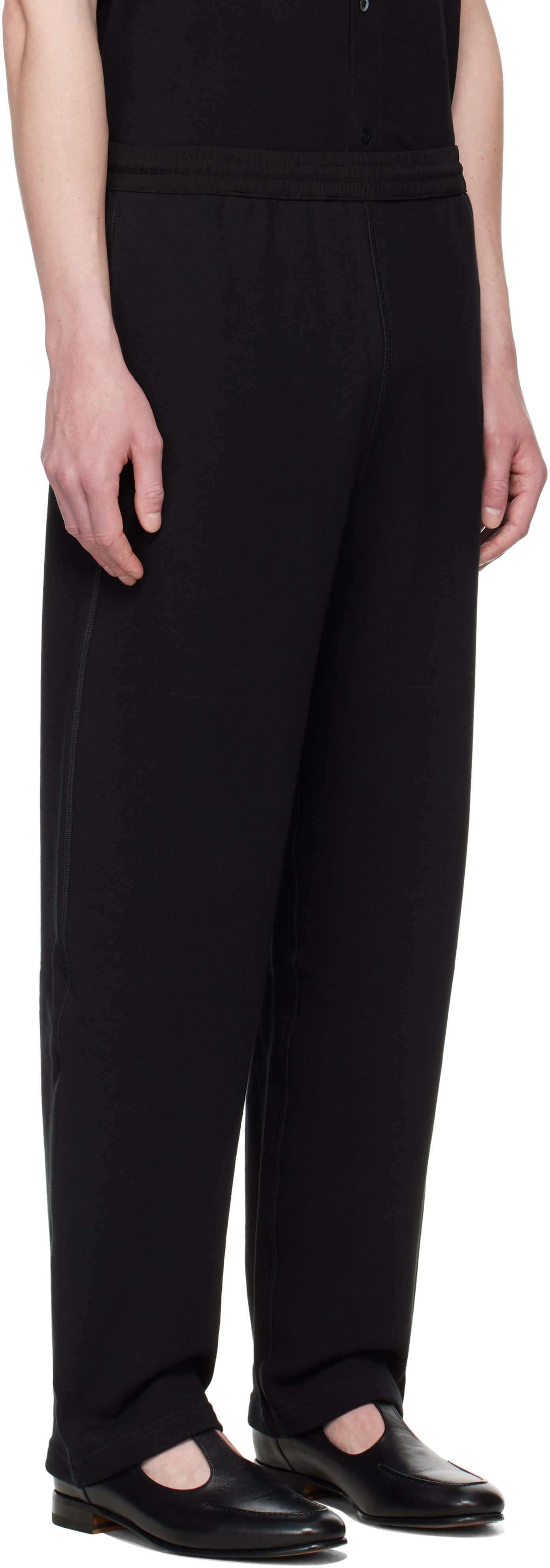 LADY WHITE CO. BLACK WOVEN WB SWEATPANTS