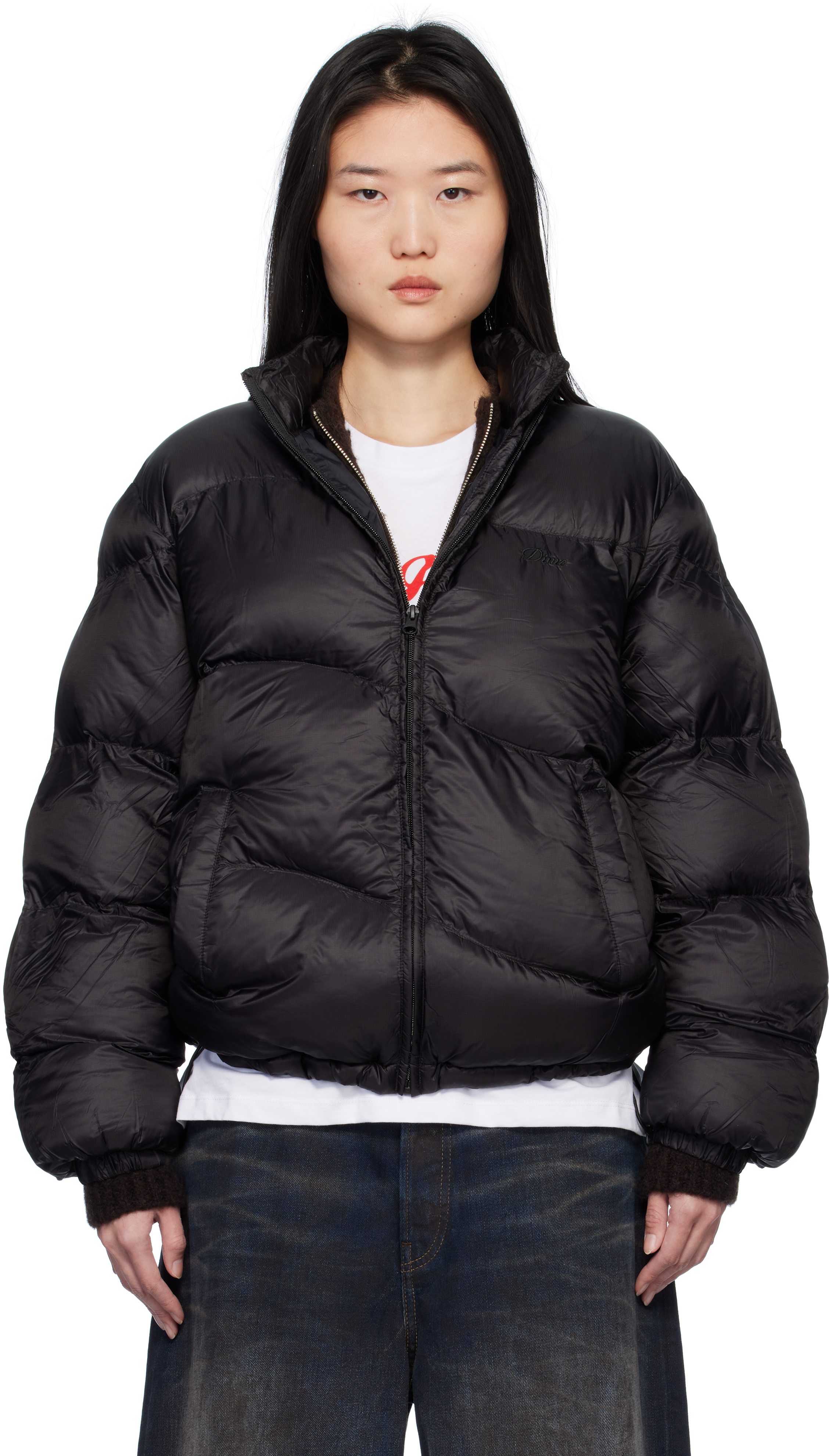 Black Classic Ripstop Puffer Jacket