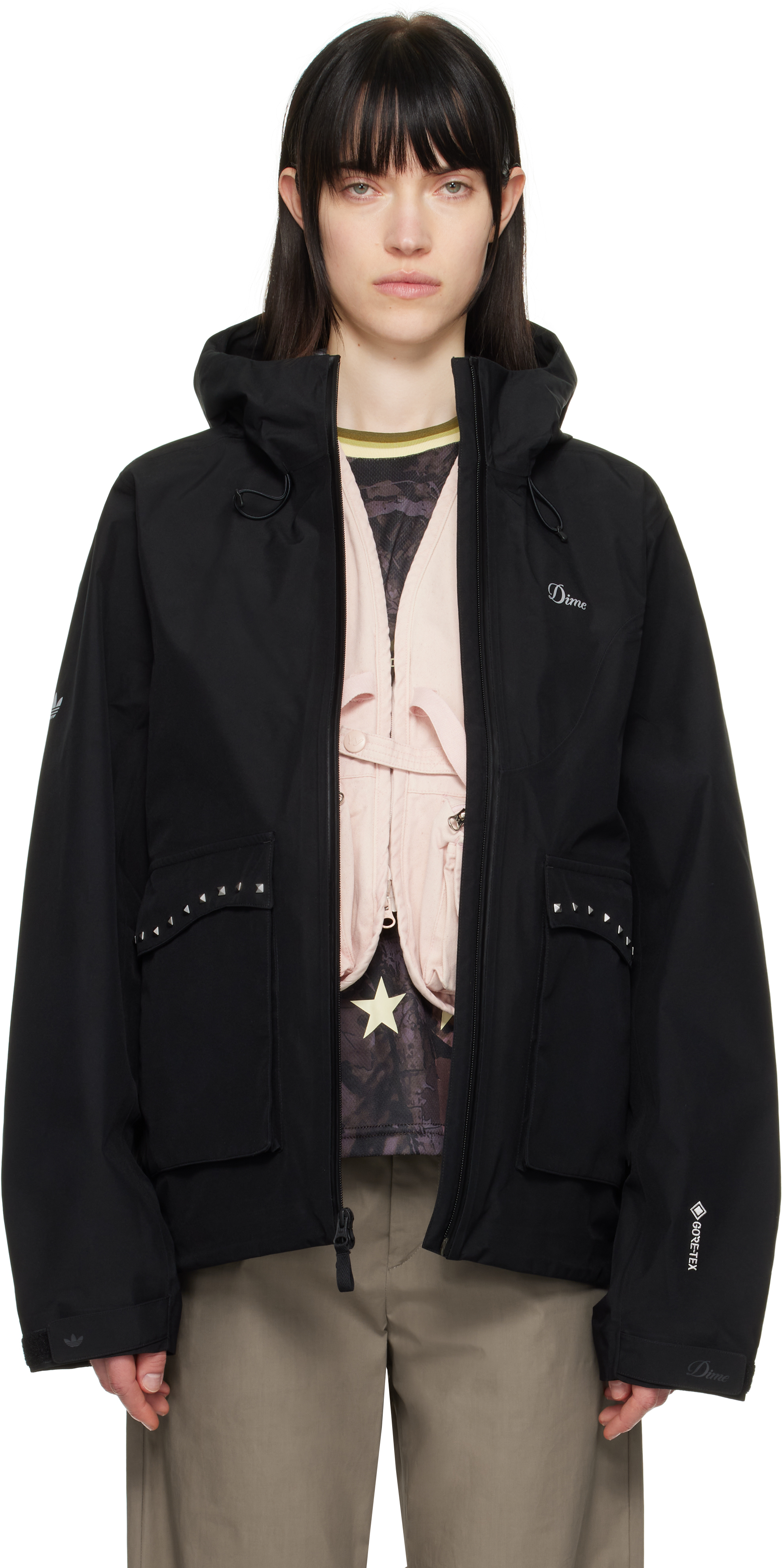 Black adidas Originals Edition Studded GORE-TEX Jacket