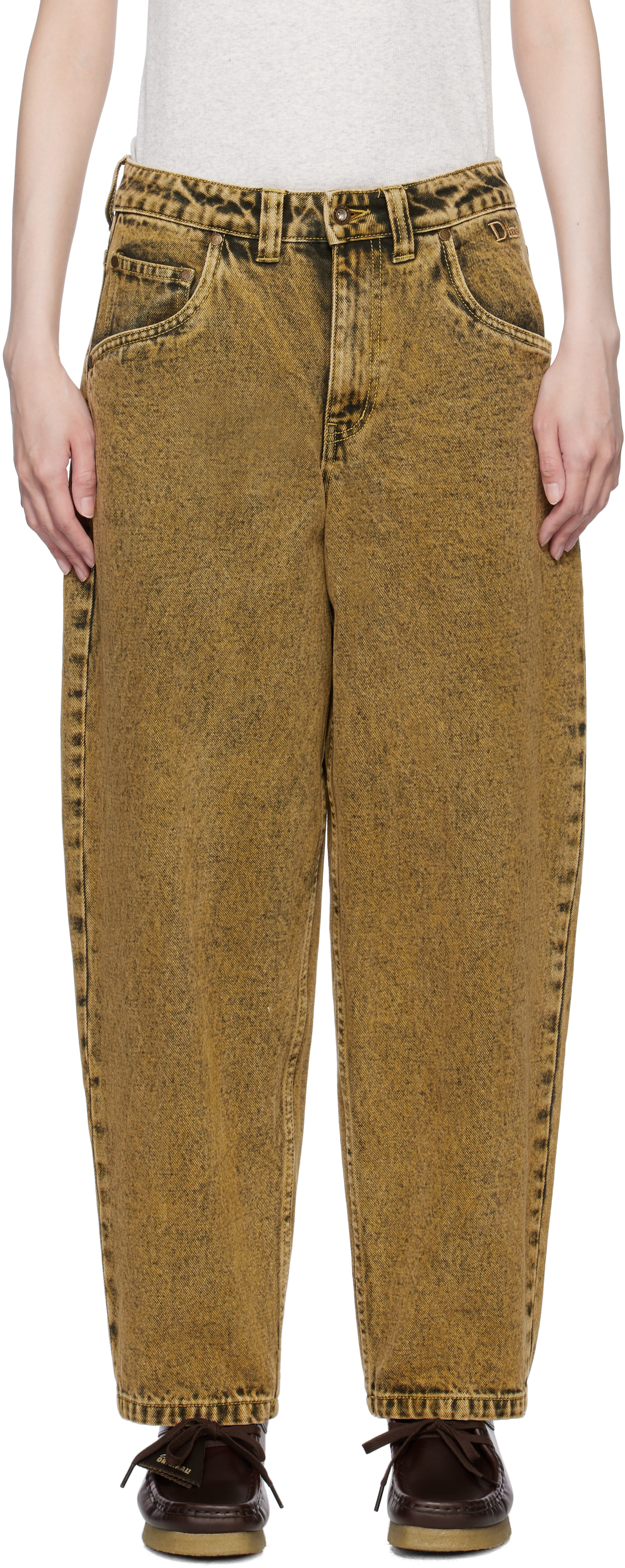 Dime: Yellow Classic Baggy Jeans | SSENSE